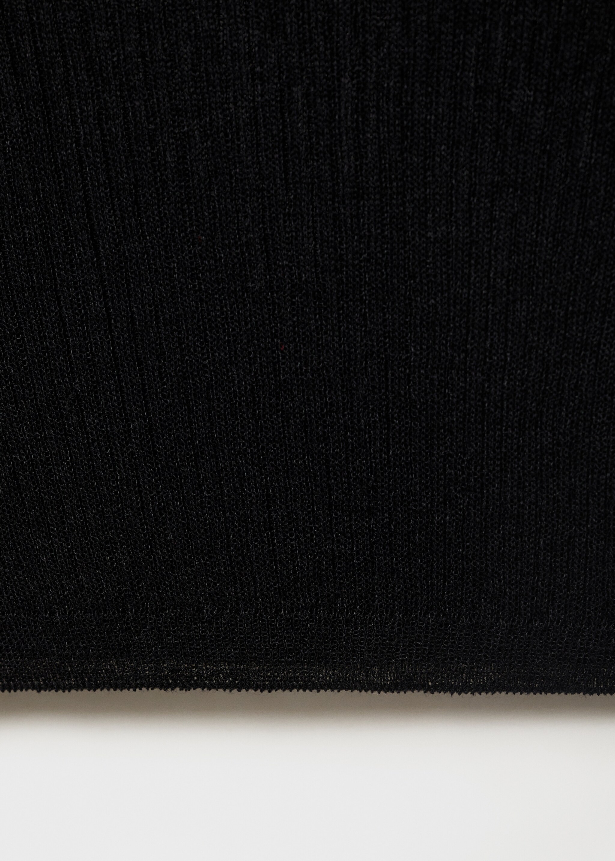 Knitted cropped sweater - Details of the article 0