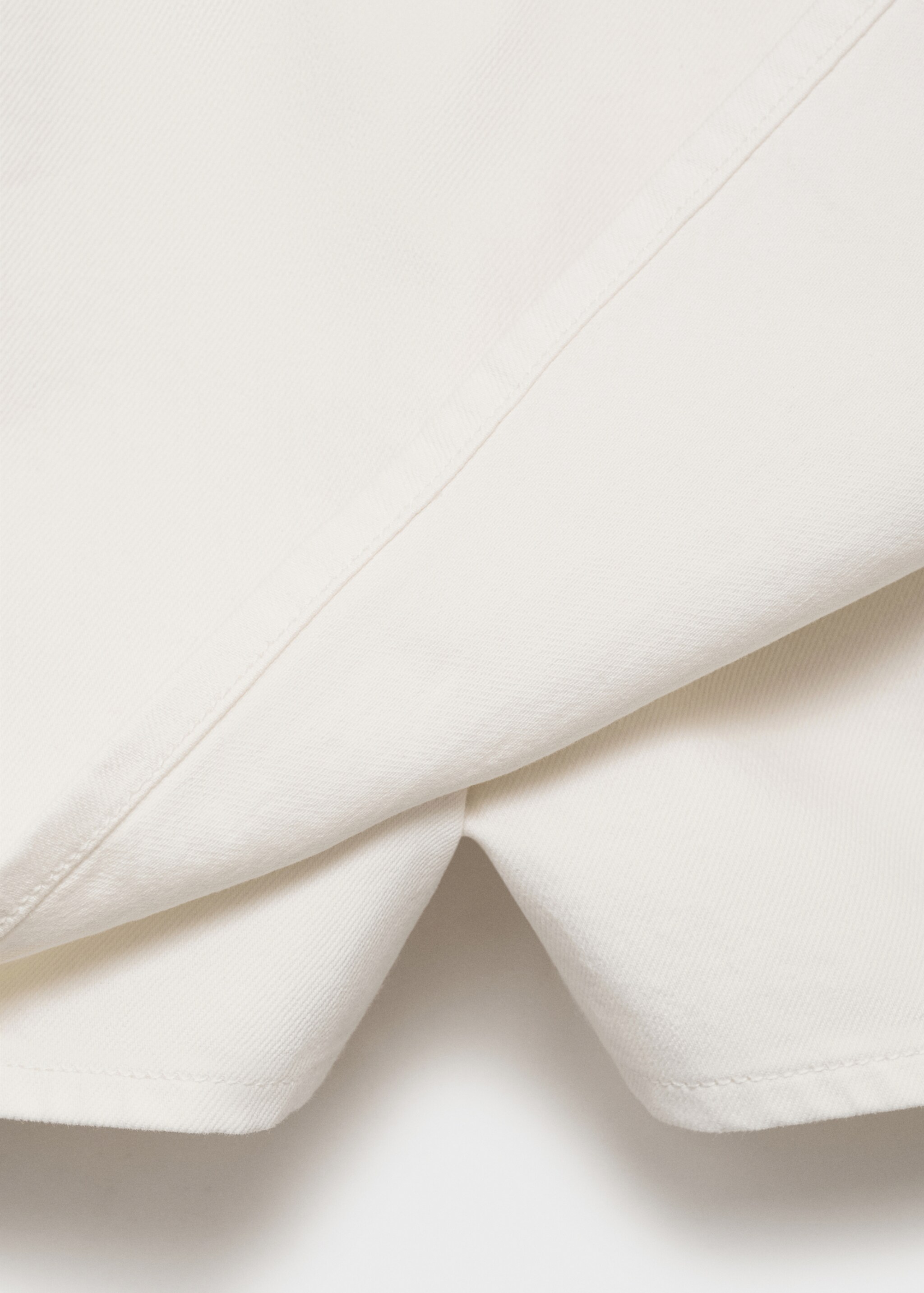 Double-belted denim skort - Details of the article 0