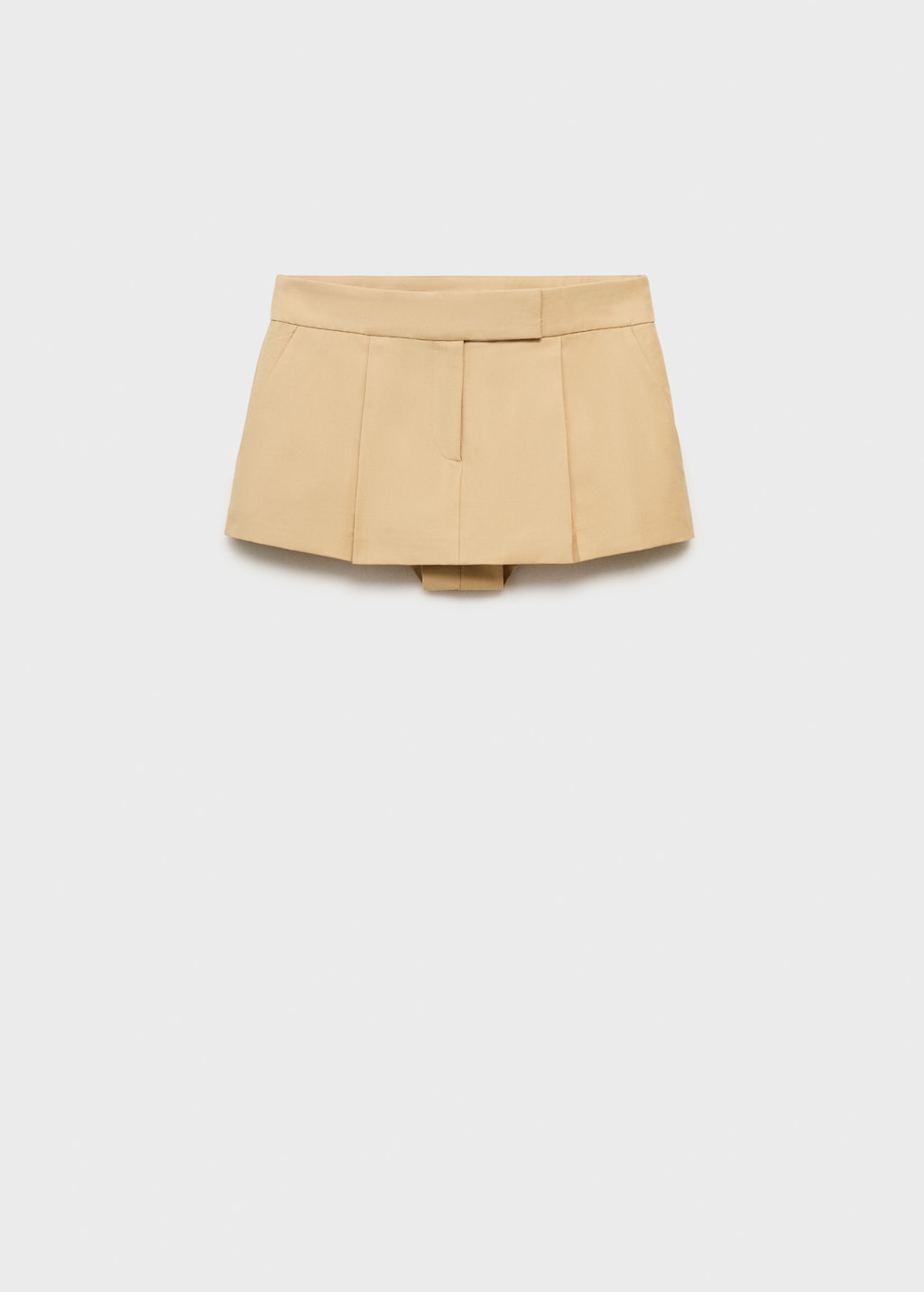 Mini-skirt with pleats - Women | MANGO USA