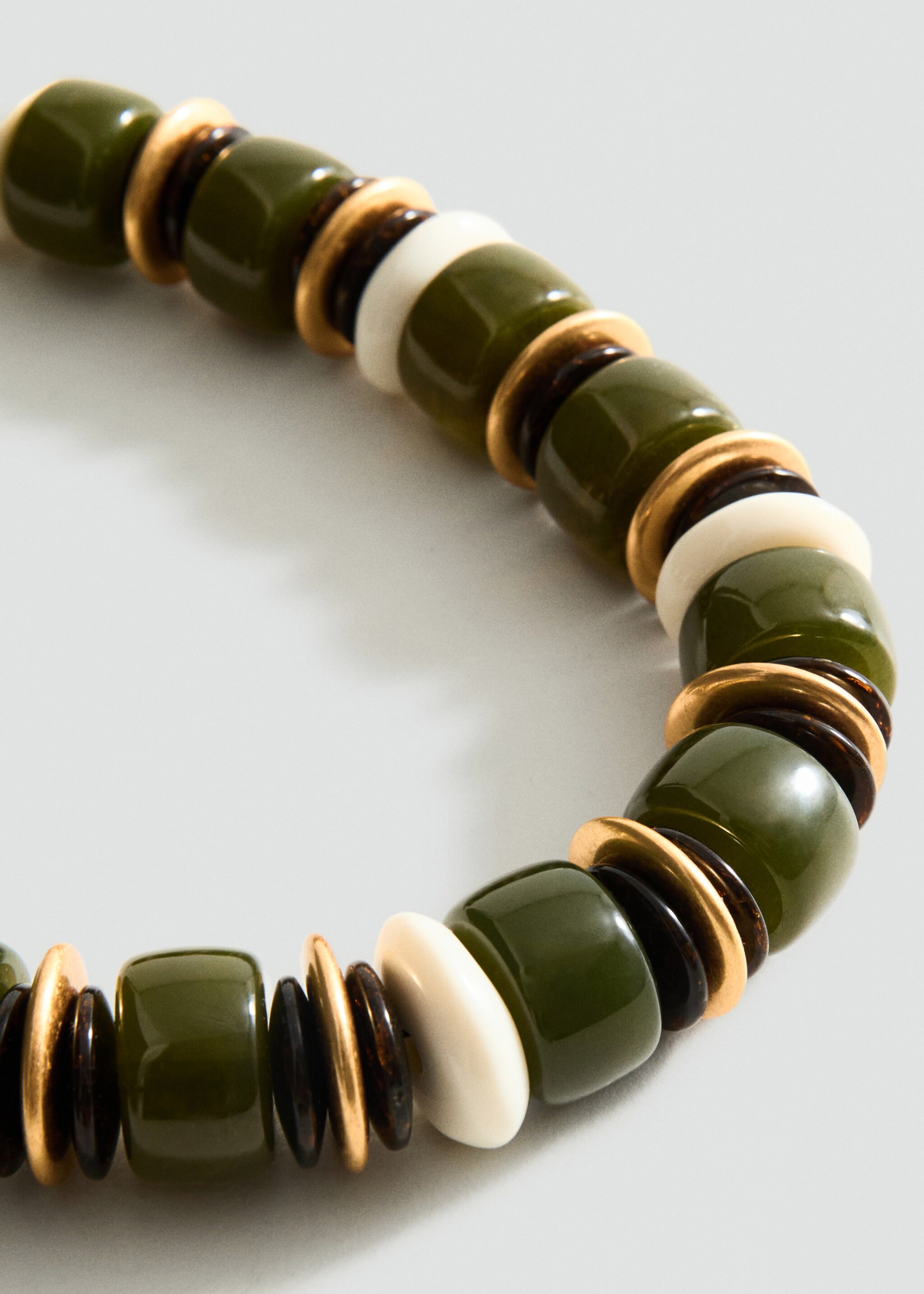 Combined ball necklace - Medium plane