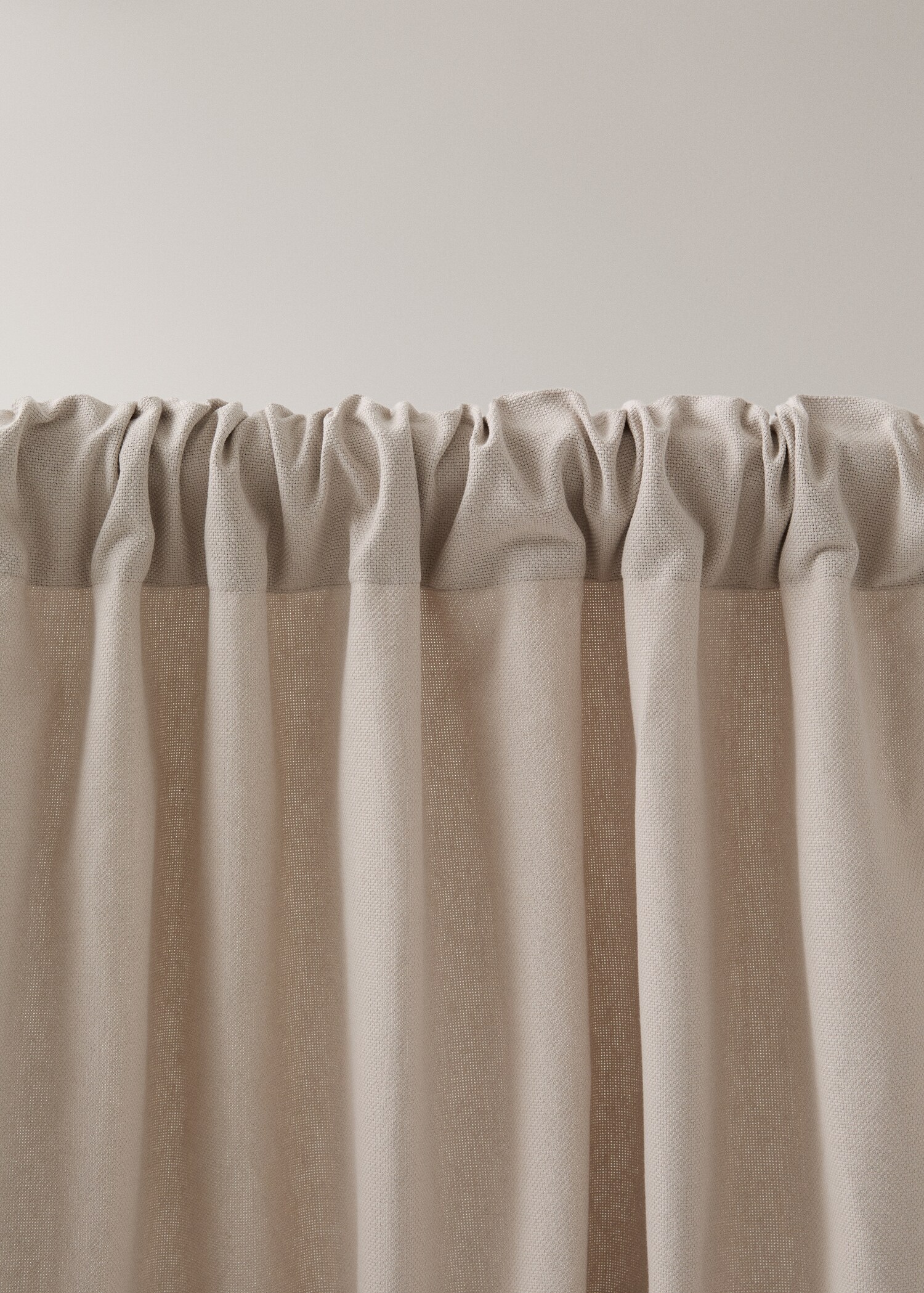 Vorhang aus Baumwolle mit Canvas, hohe Lichtundurchlässigkeit - Detail des Artikels 2