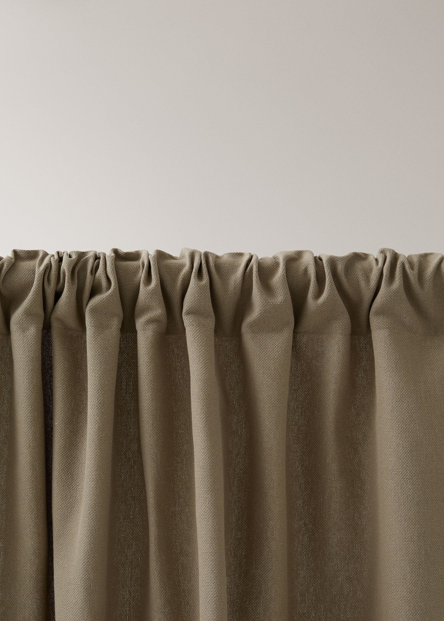 Vorhang aus Baumwolle mit Canvas, hohe Lichtundurchlässigkeit - Detail des Artikels 2