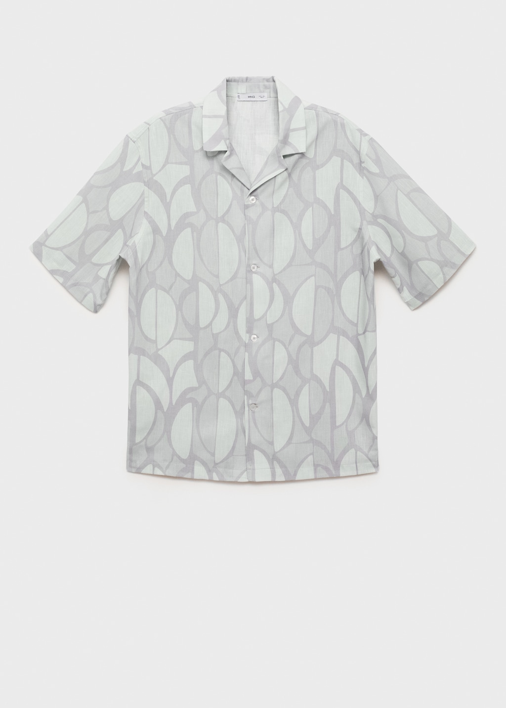 Printed short-sleeved shirt