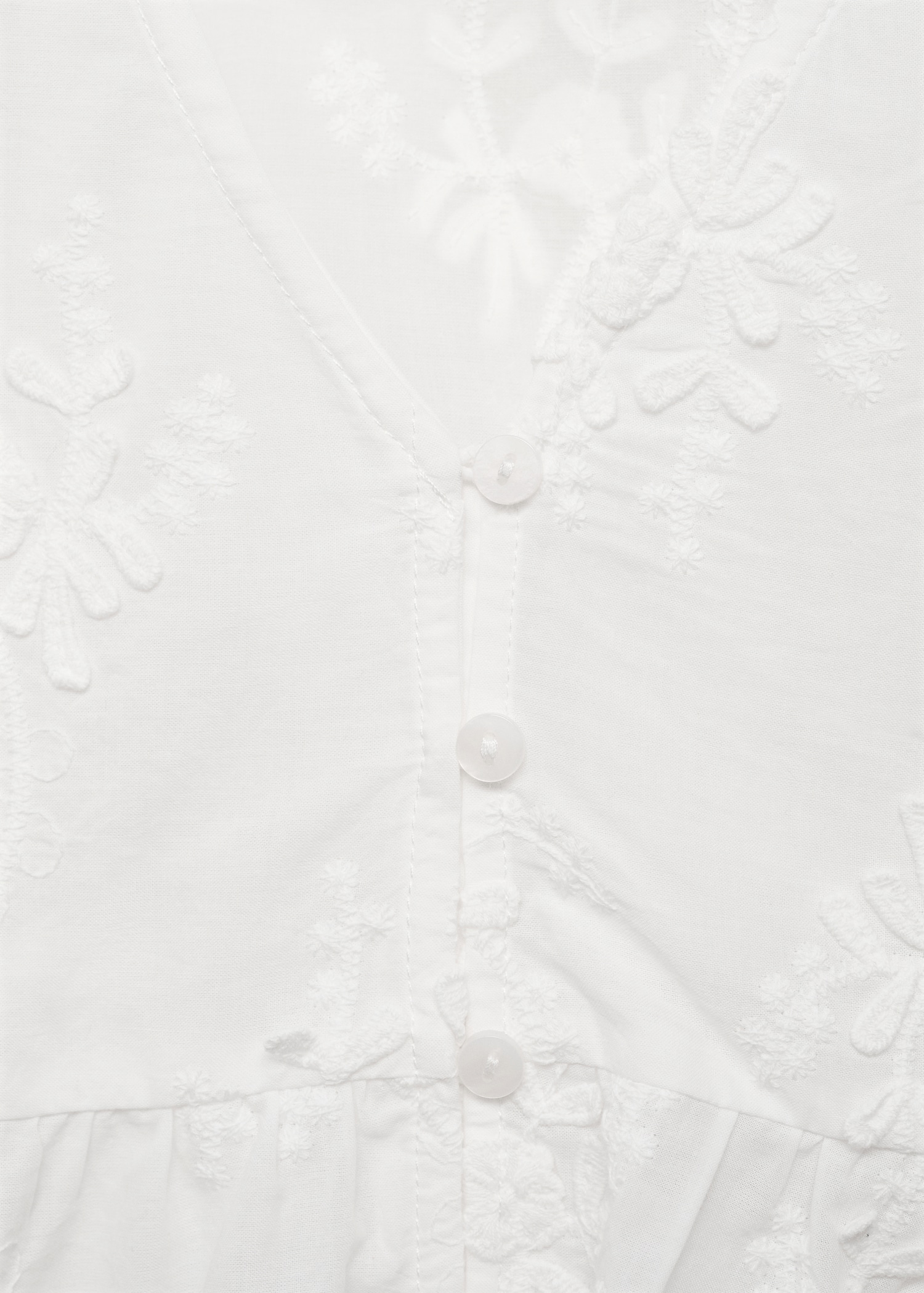 Blouse brodée coton - Détail de l'article 0