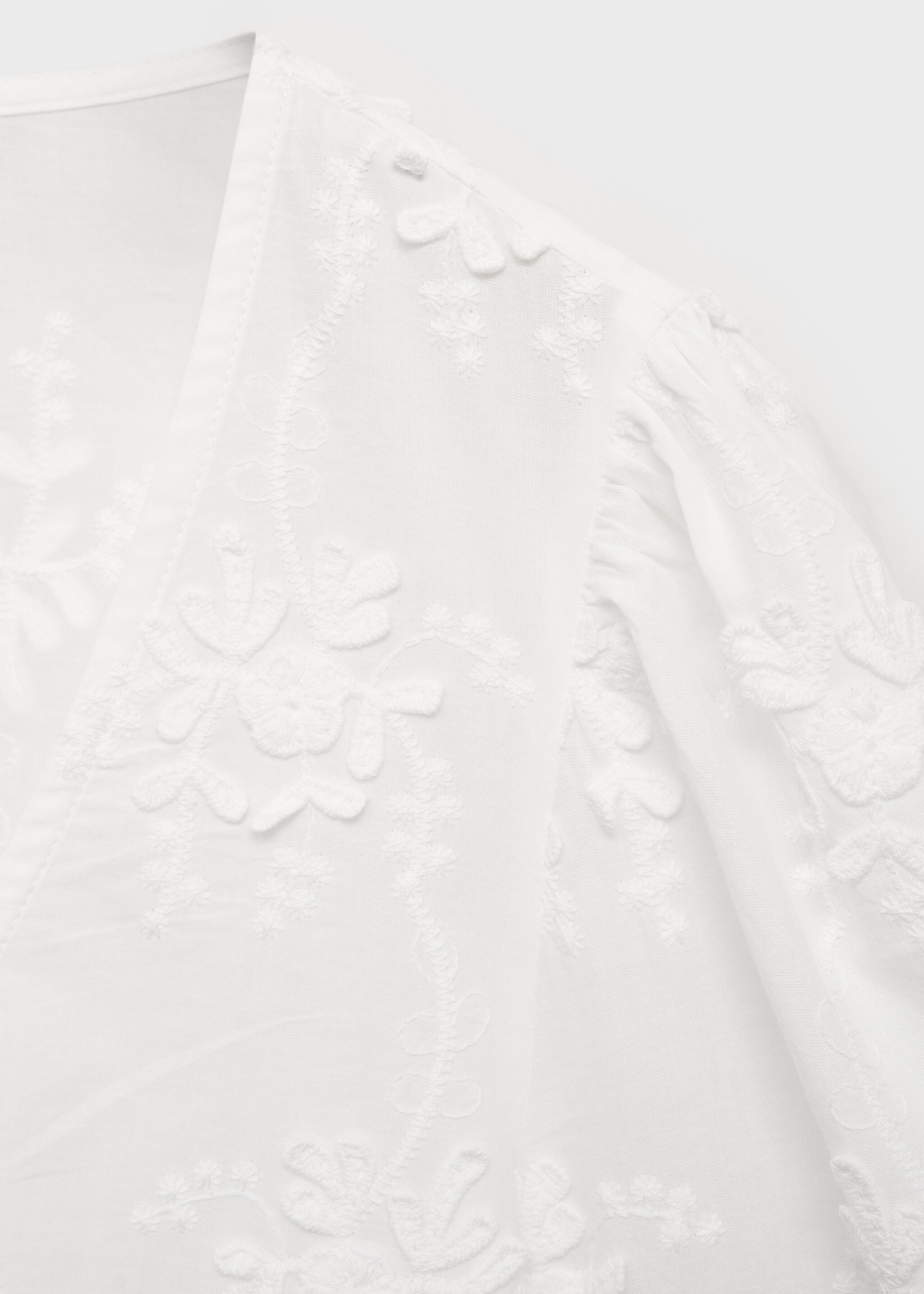 Cotton embroidered blouse - Details of the article 8