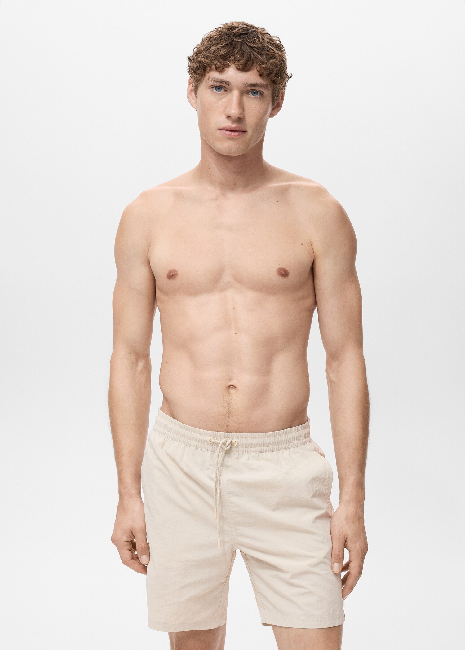Basic drawstring swimsuit - Medium plane
