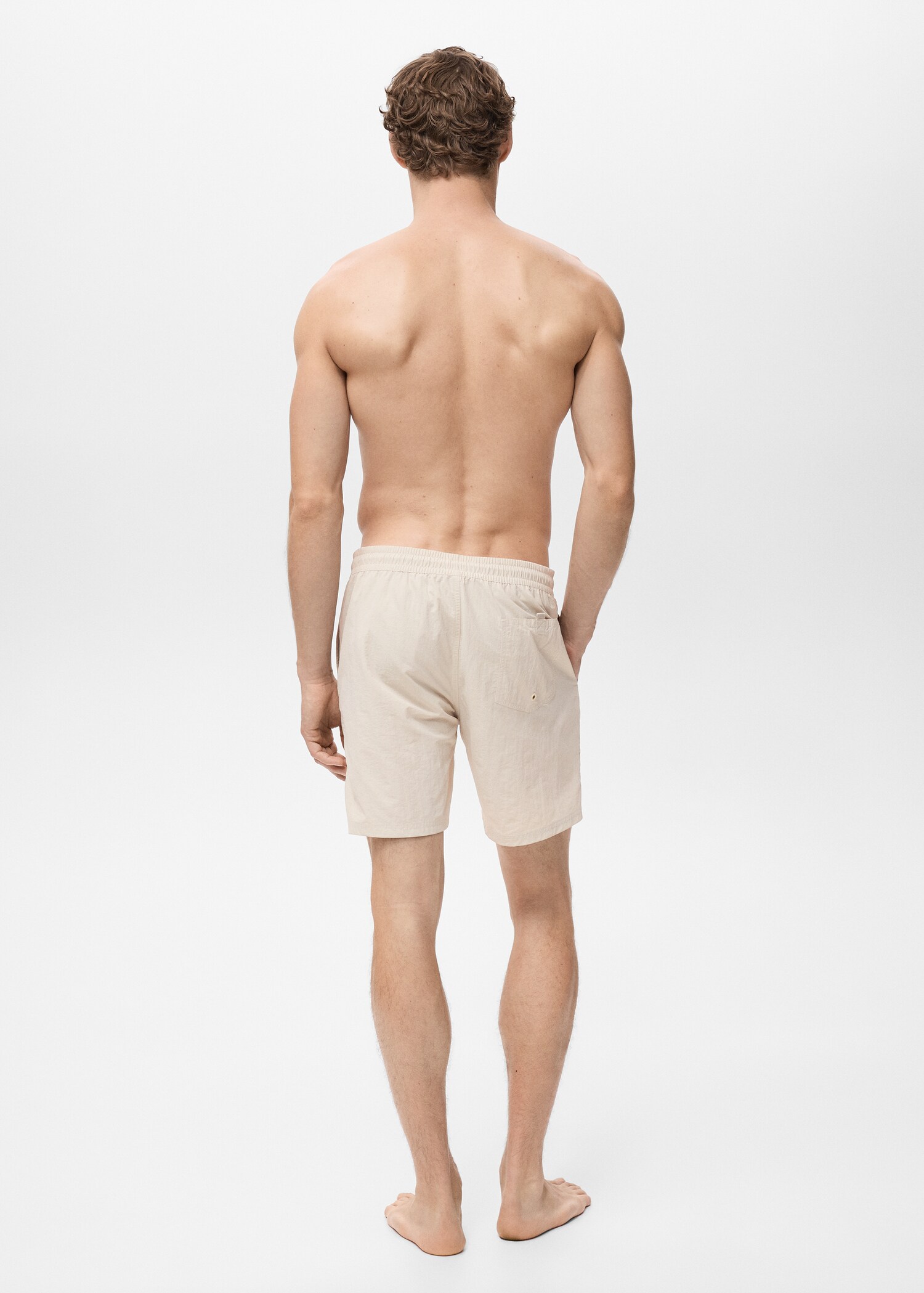 Basic drawstring swimsuit - Reverse of the article