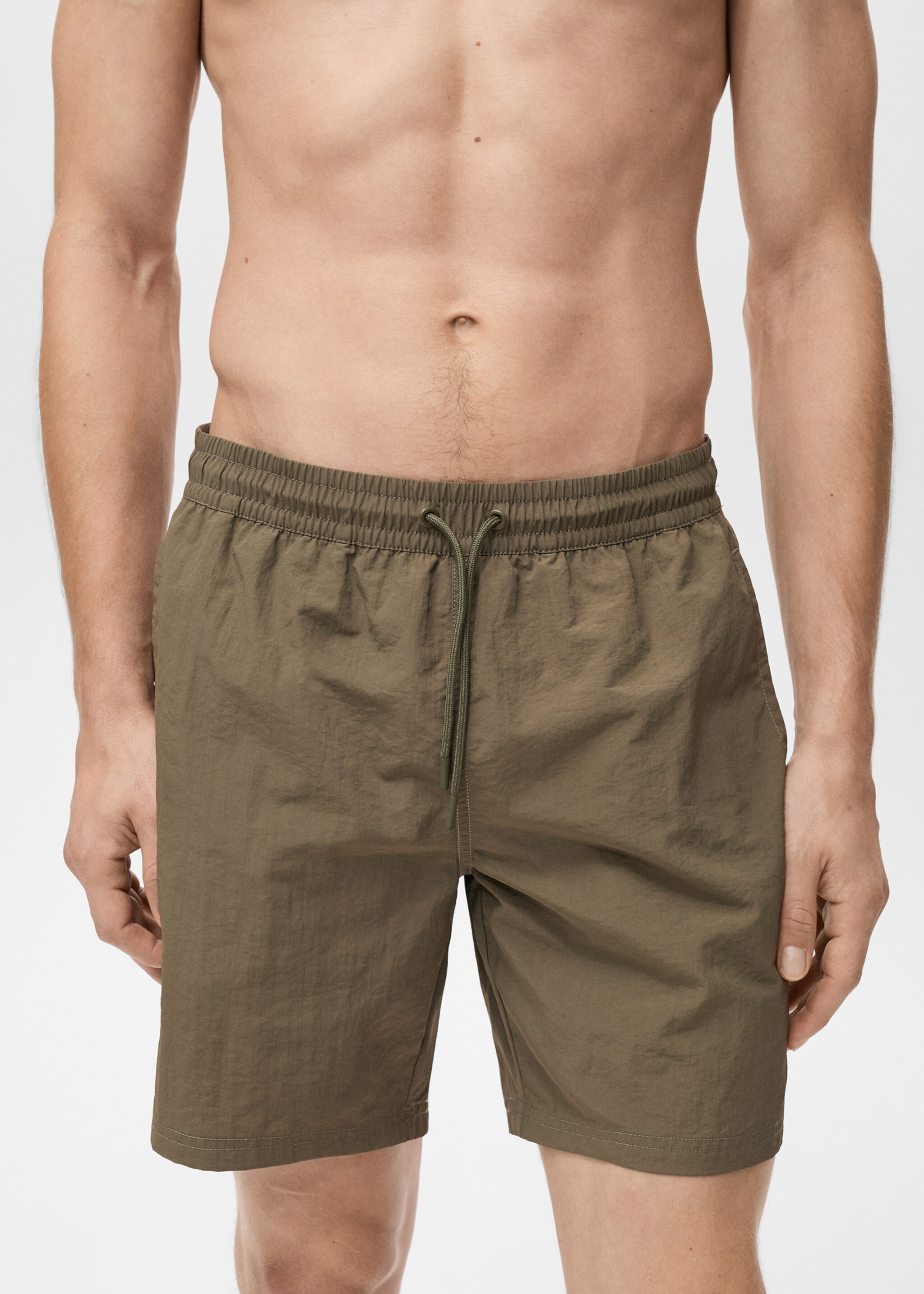 Basic drawstring swimsuit - Details of the article 1