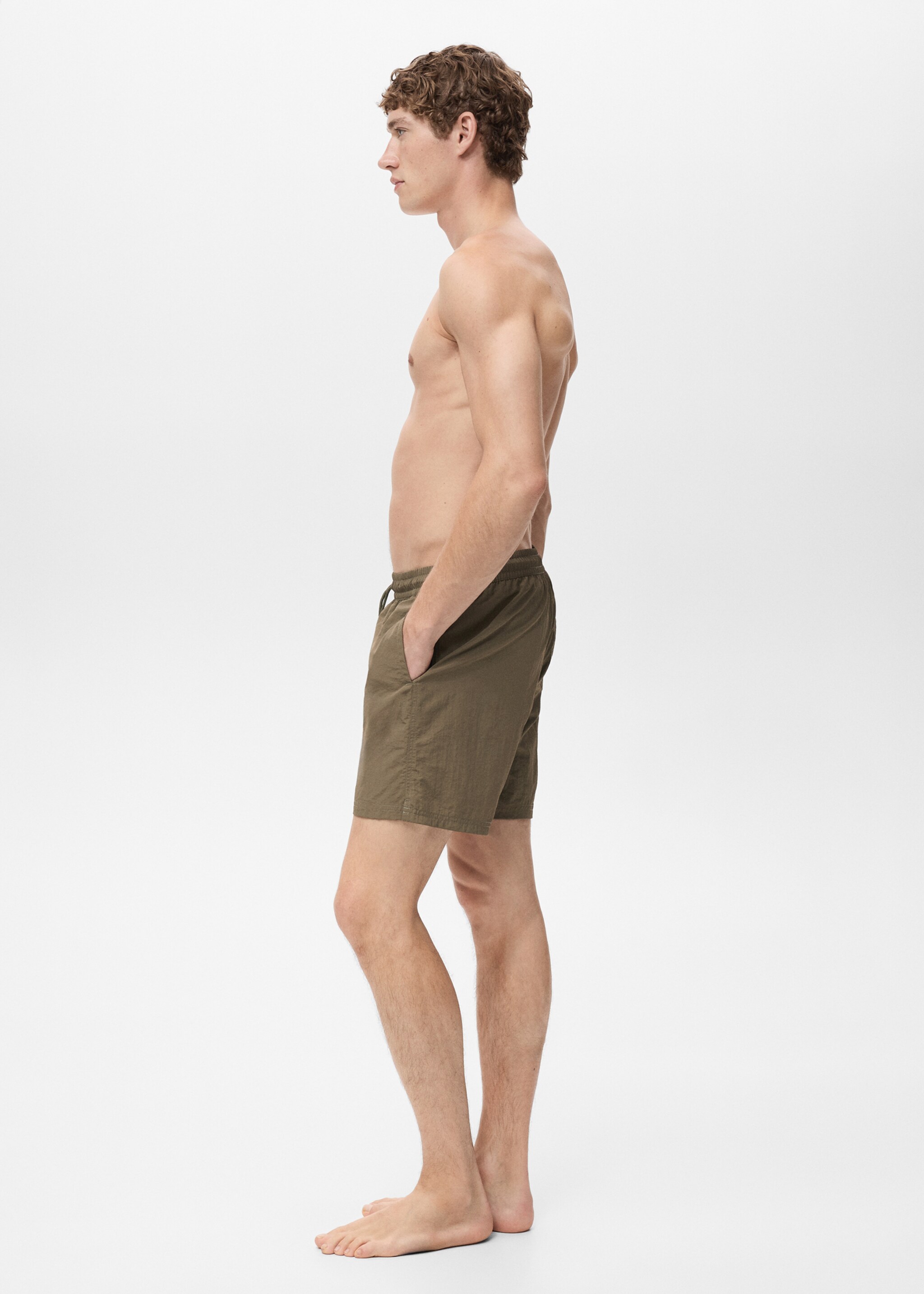 Basic drawstring swimsuit - Details of the article 2