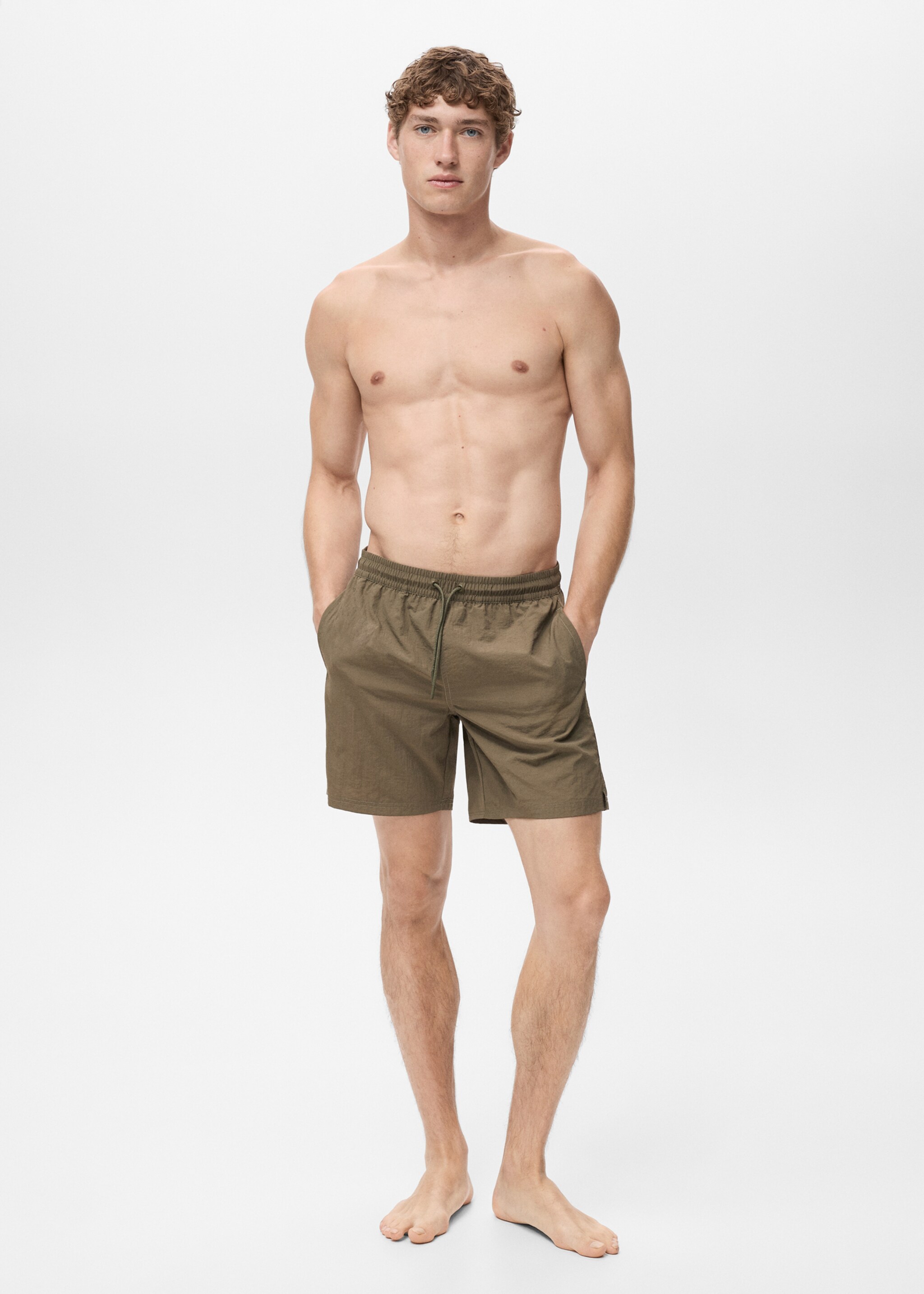 Basic drawstring swimsuit - Details of the article 4