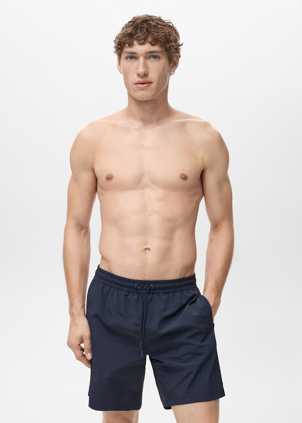 Basic drawstring swimsuit