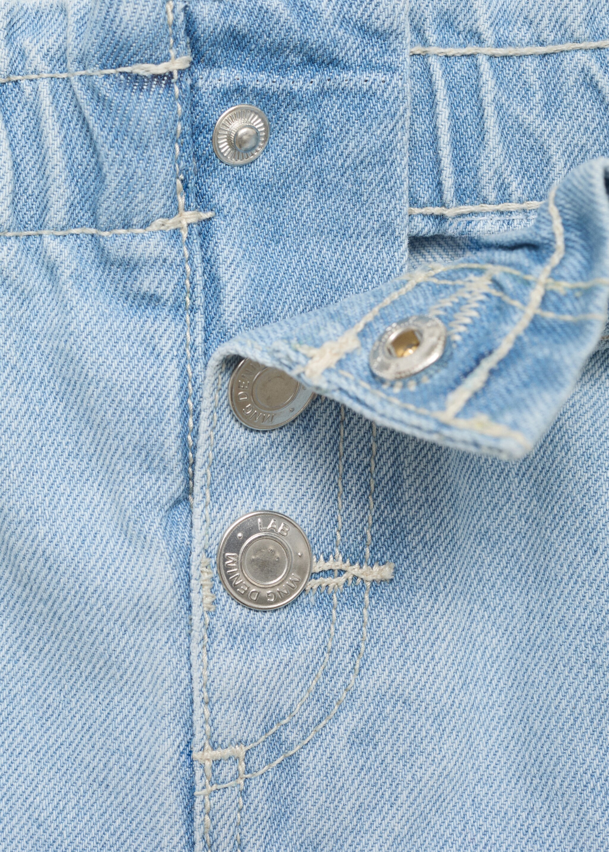 Denim paper bag with buttons - Details of the article 8