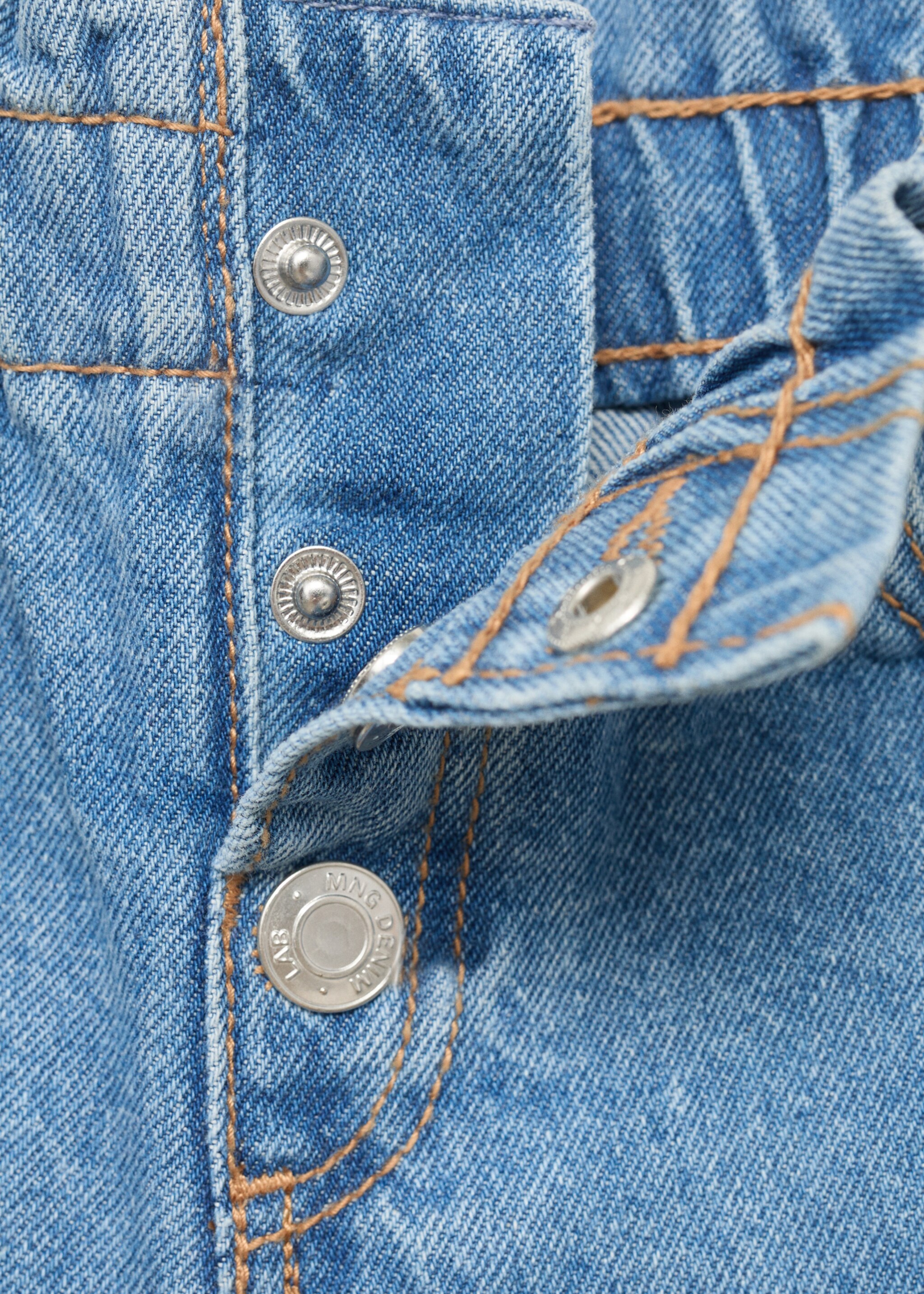 Denim paper bag with buttons - Details of the article 8