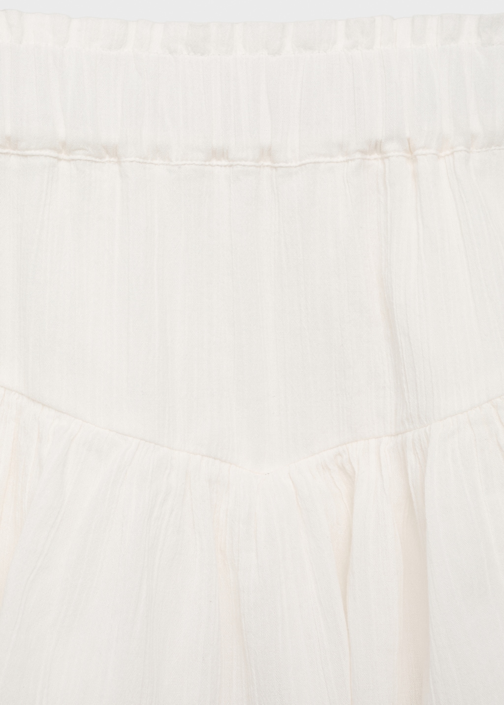 Ruffled trouser skirt