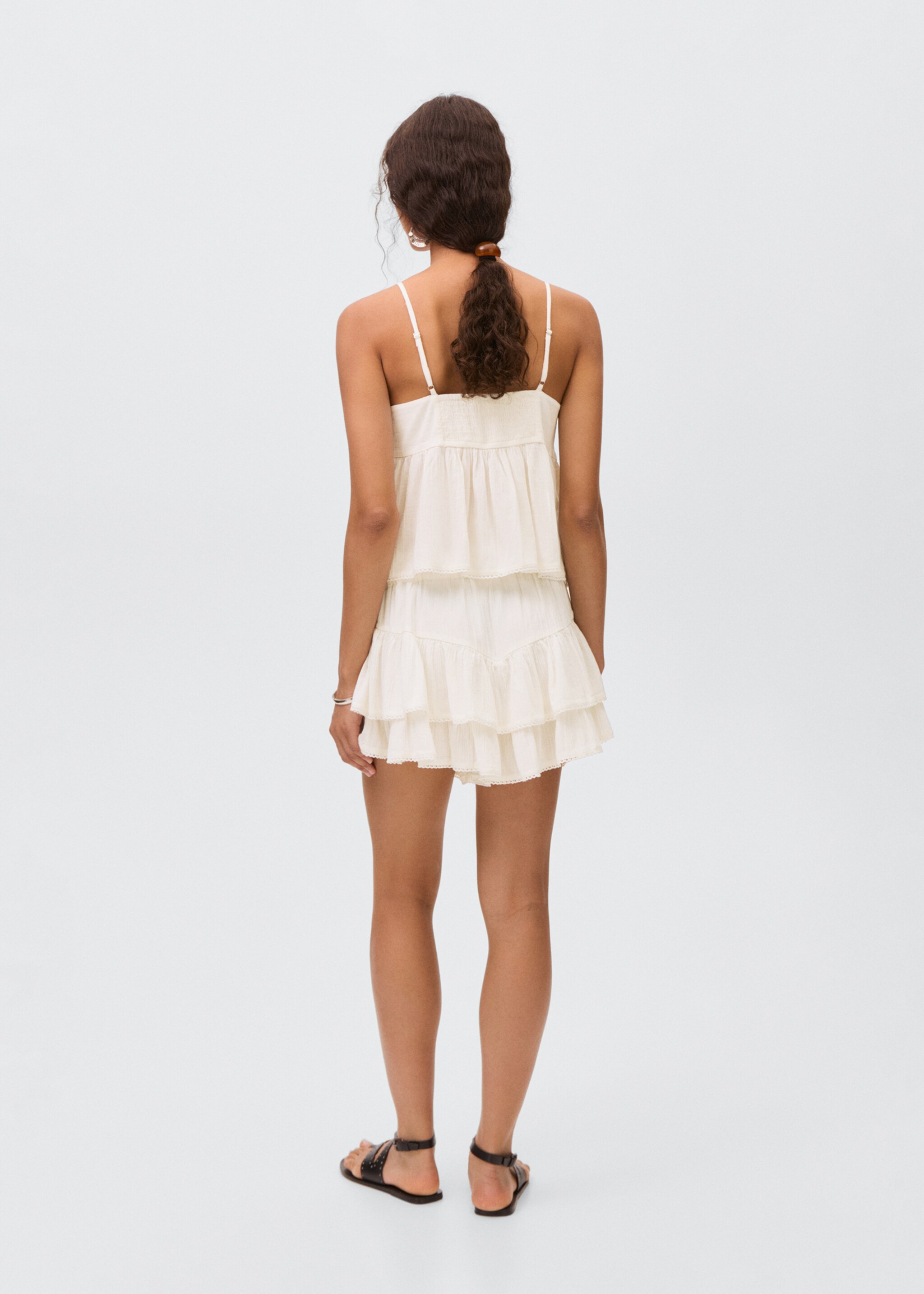 Jupe short volants - Verso de l’article