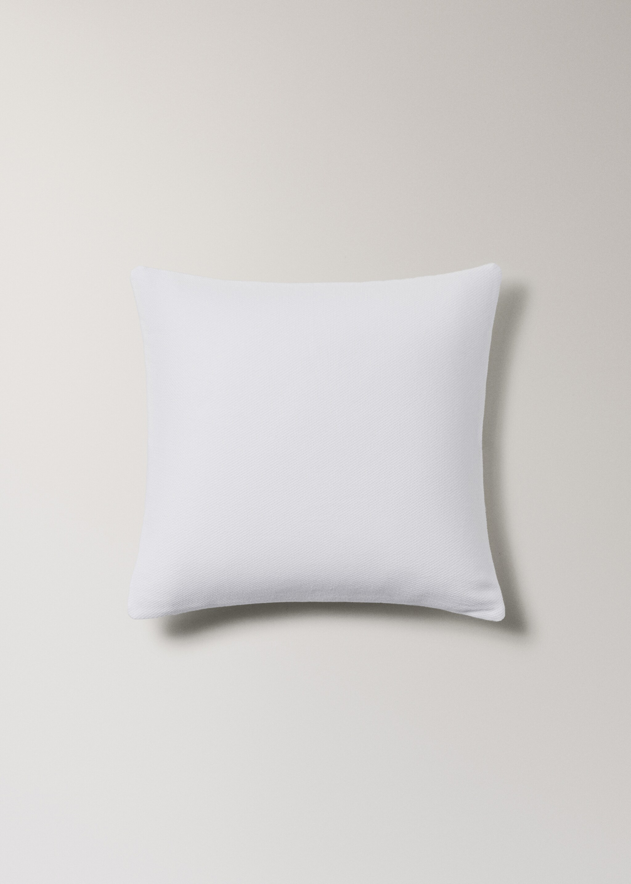 Funda cojín cama algodón acabado dobladillo 50x50 cm - Article sense model