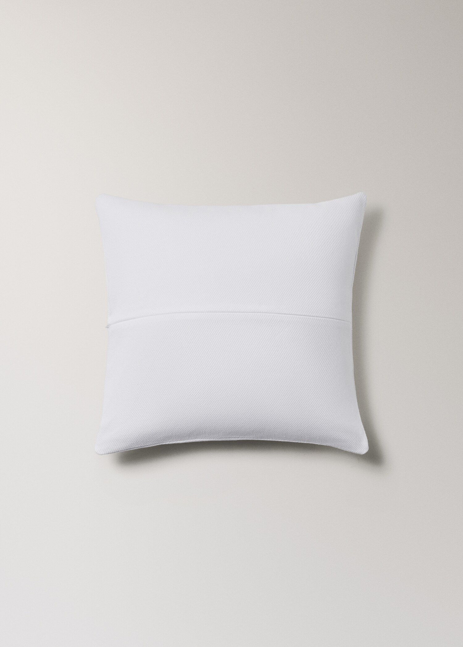 Funda cojín cama algodón acabado dobladillo 50x50 cm - Detall de l'article 1