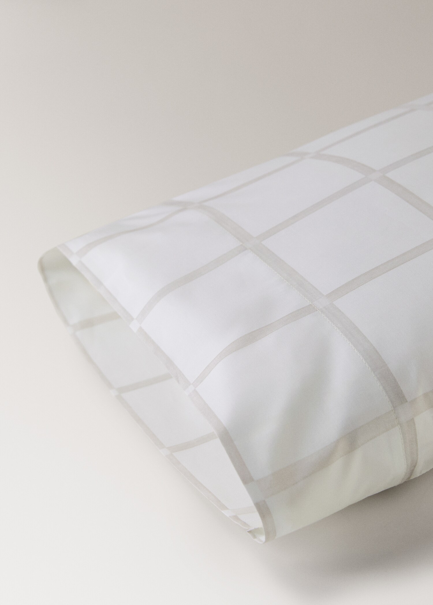 Pillowcase percale cotton printed stripes 45x110 cm - Details of the article 2