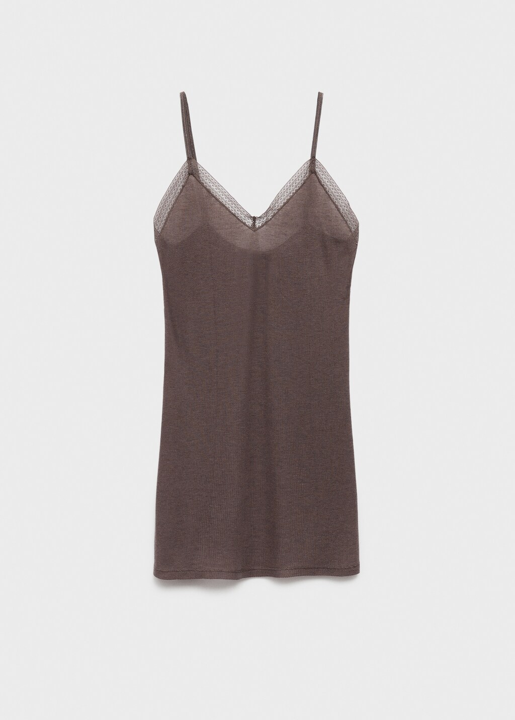 Ribbed pyjama top - image 5