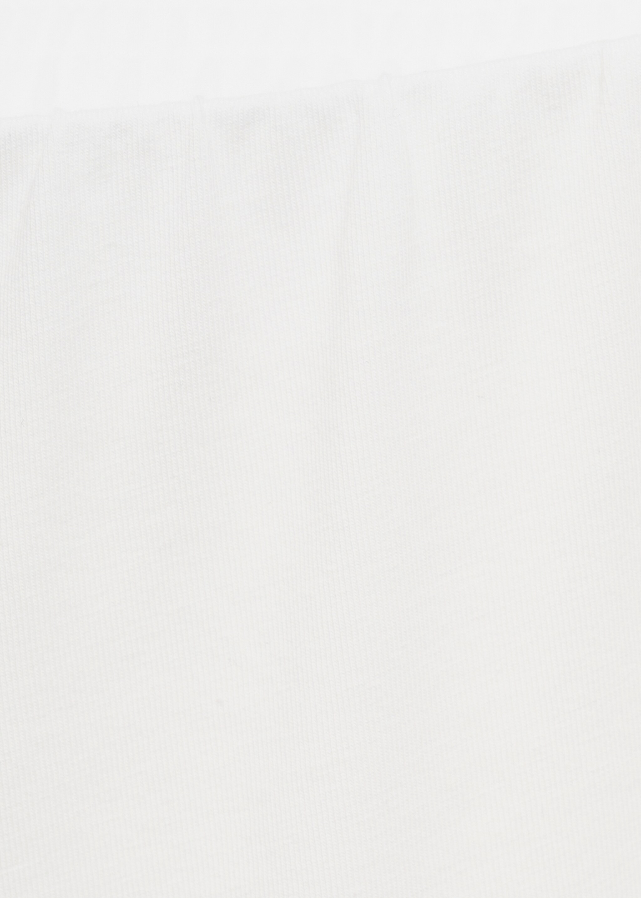 Fluid cotton pyjama bottoms - Details of the article 8, White. Ref: 17081539-00.