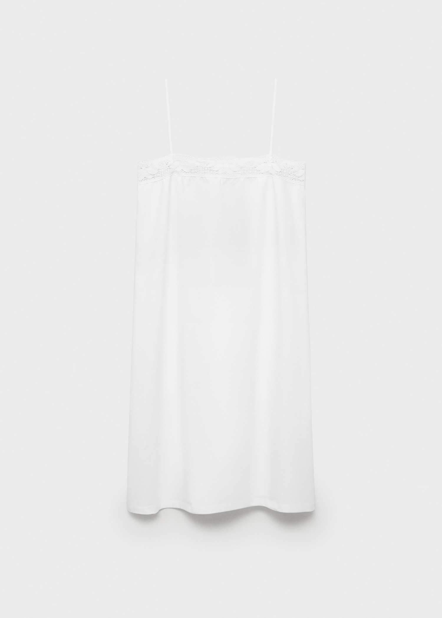 Cotton lace nightgown - Article without model