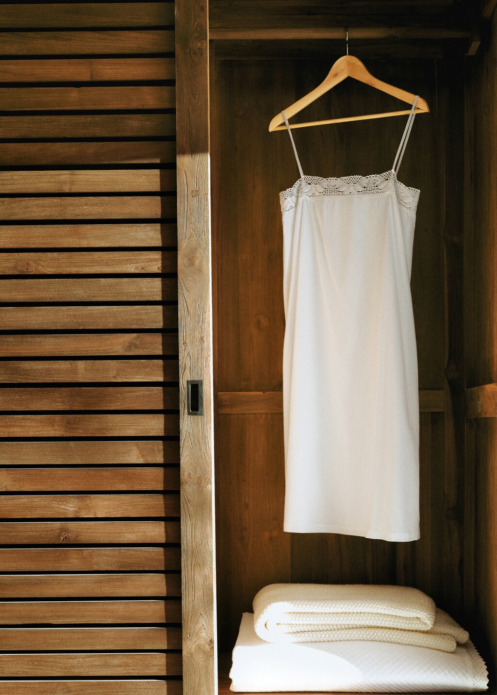 Cotton lace nightgown