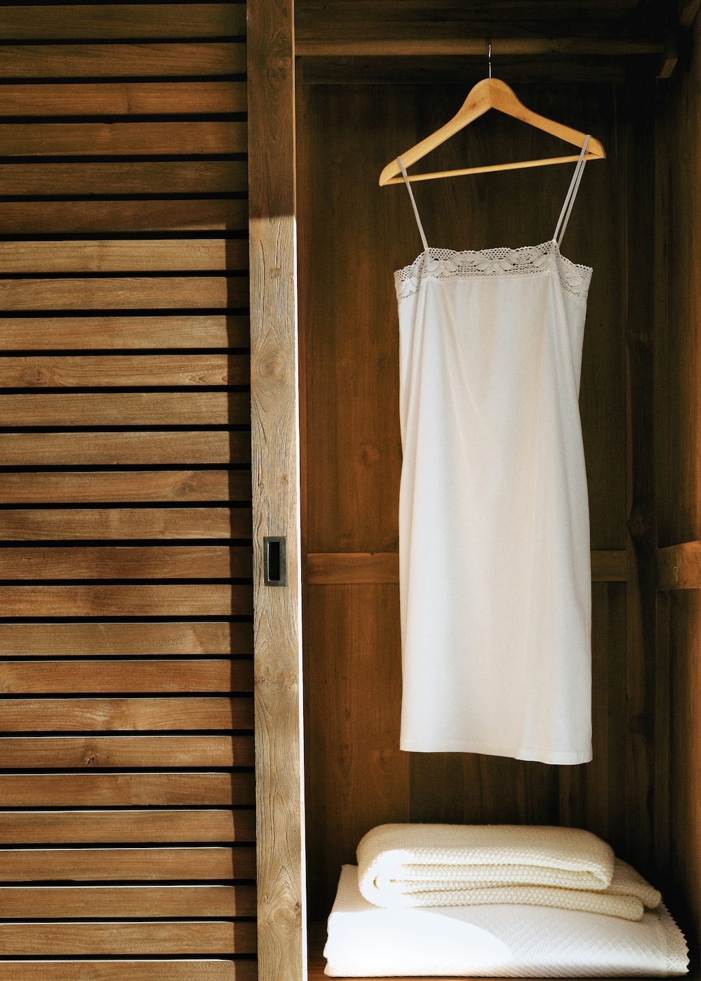 Cotton lace nightgown