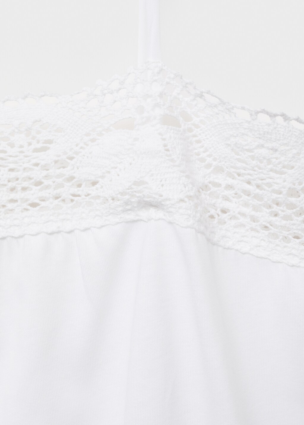 Cotton lace nightgown