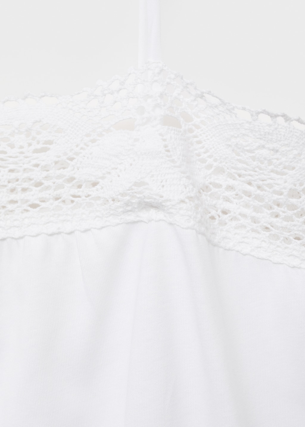 Cotton lace nightgown