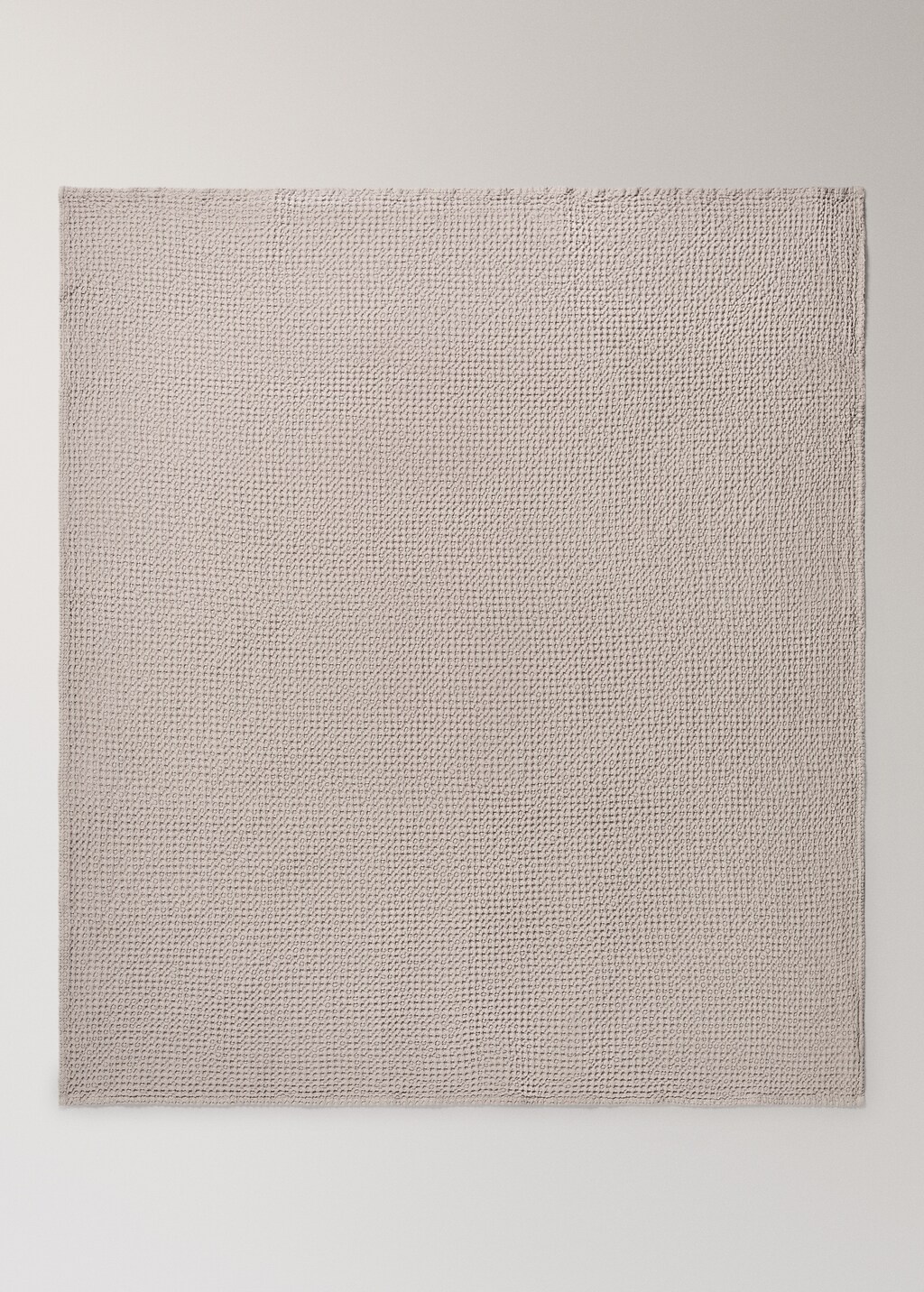 Waffle-cotton garment-dyed bedspread for crib