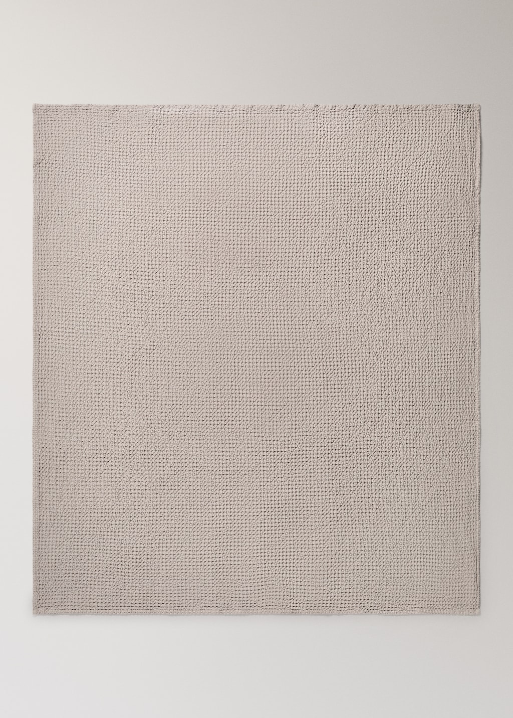 Waffle-cotton garment-dyed bedspread for crib