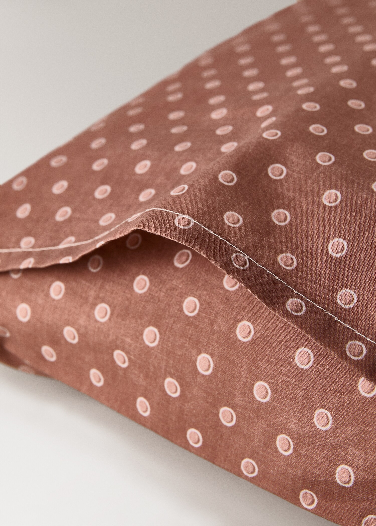 Housse de coussin en coton à pois réversible 30x50 cm - Détail de l'article 2