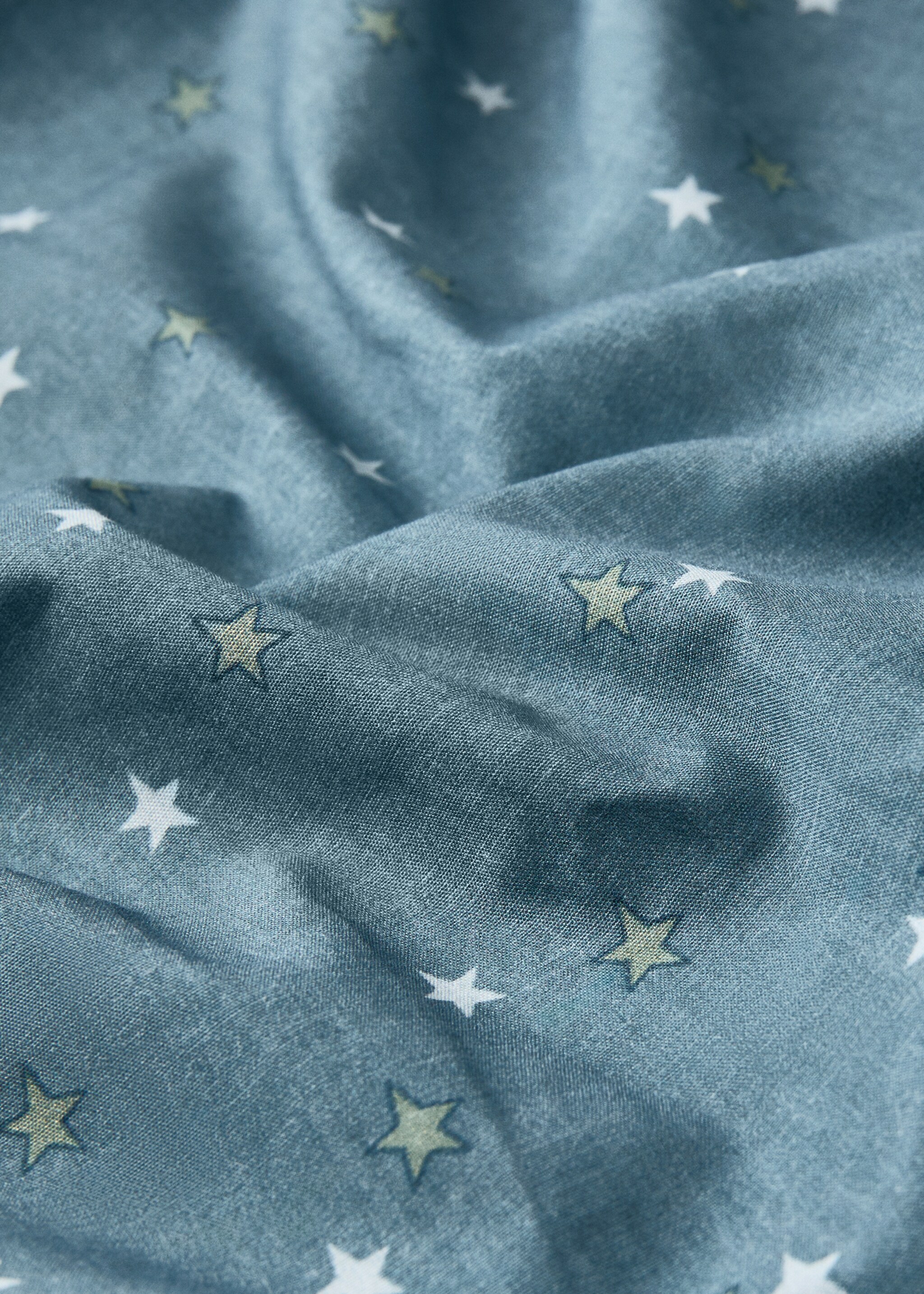 Spannbettlaken star - Detail des Artikels 2, Blau. Ref: 17081561-00.