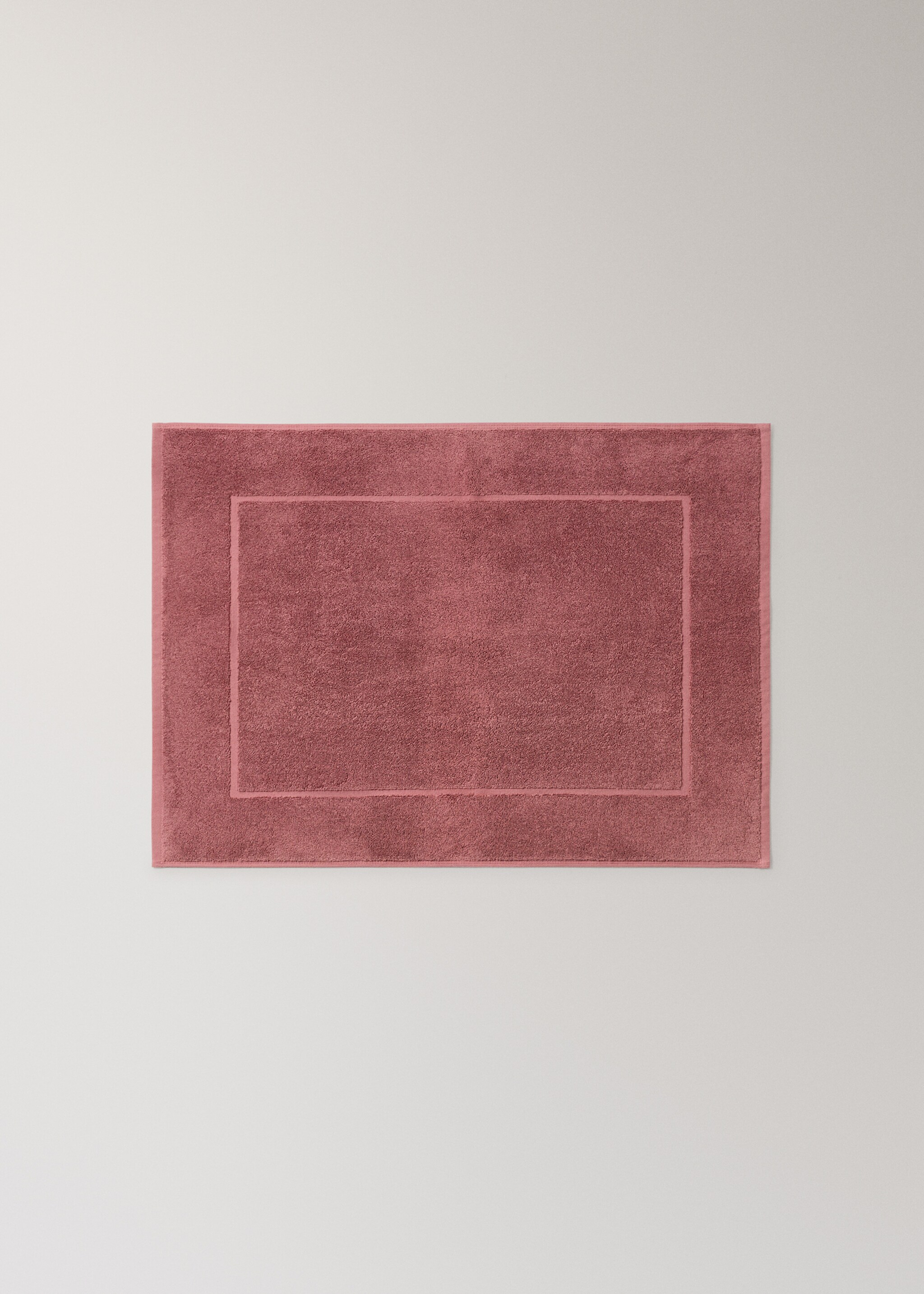 Cotton bath mat - Article without model, Strawberry. Ref: 17081563-00.
