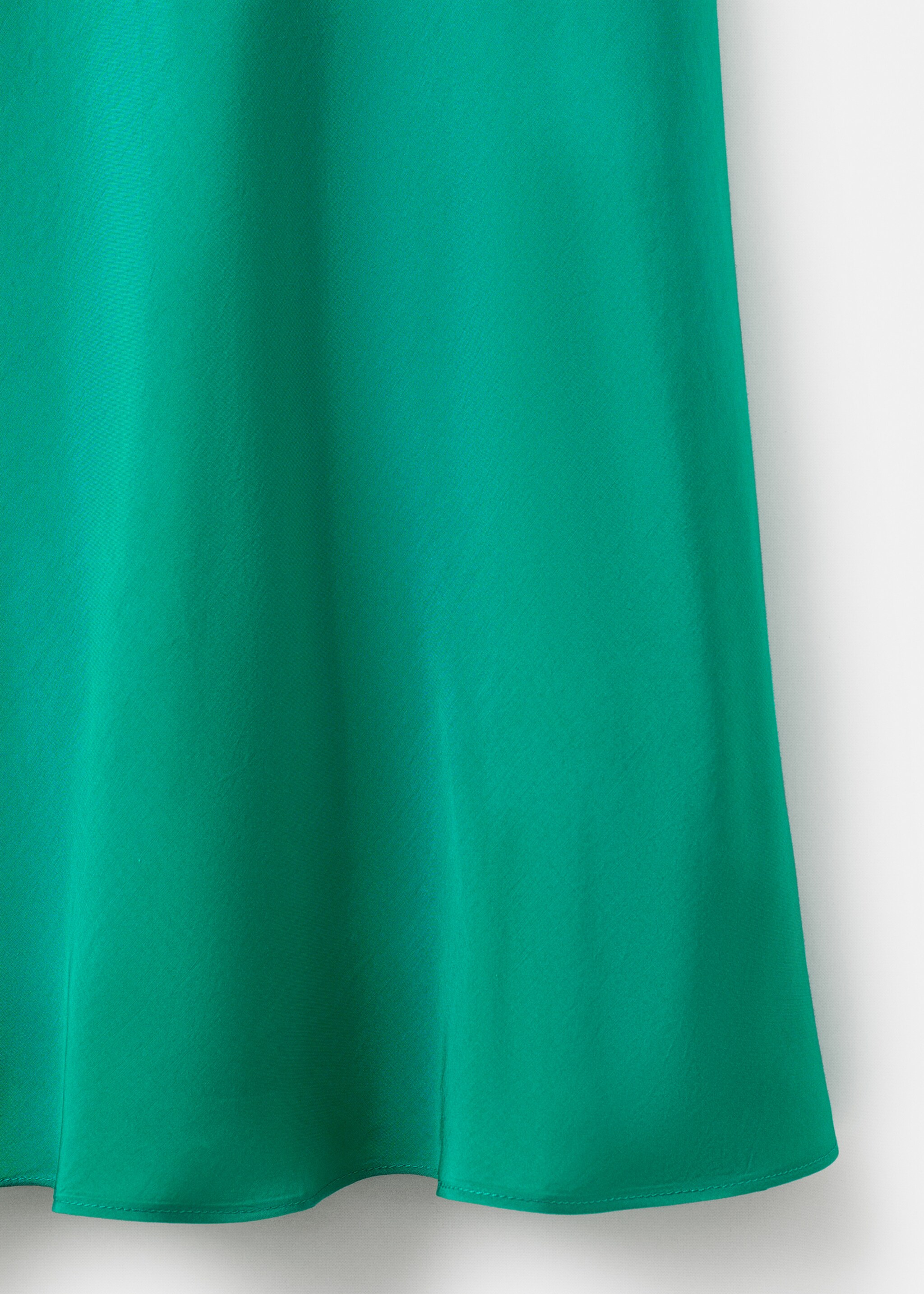 Robe longue satinée - Détail de l'article 0, Vert. Ref: 17081565-00.