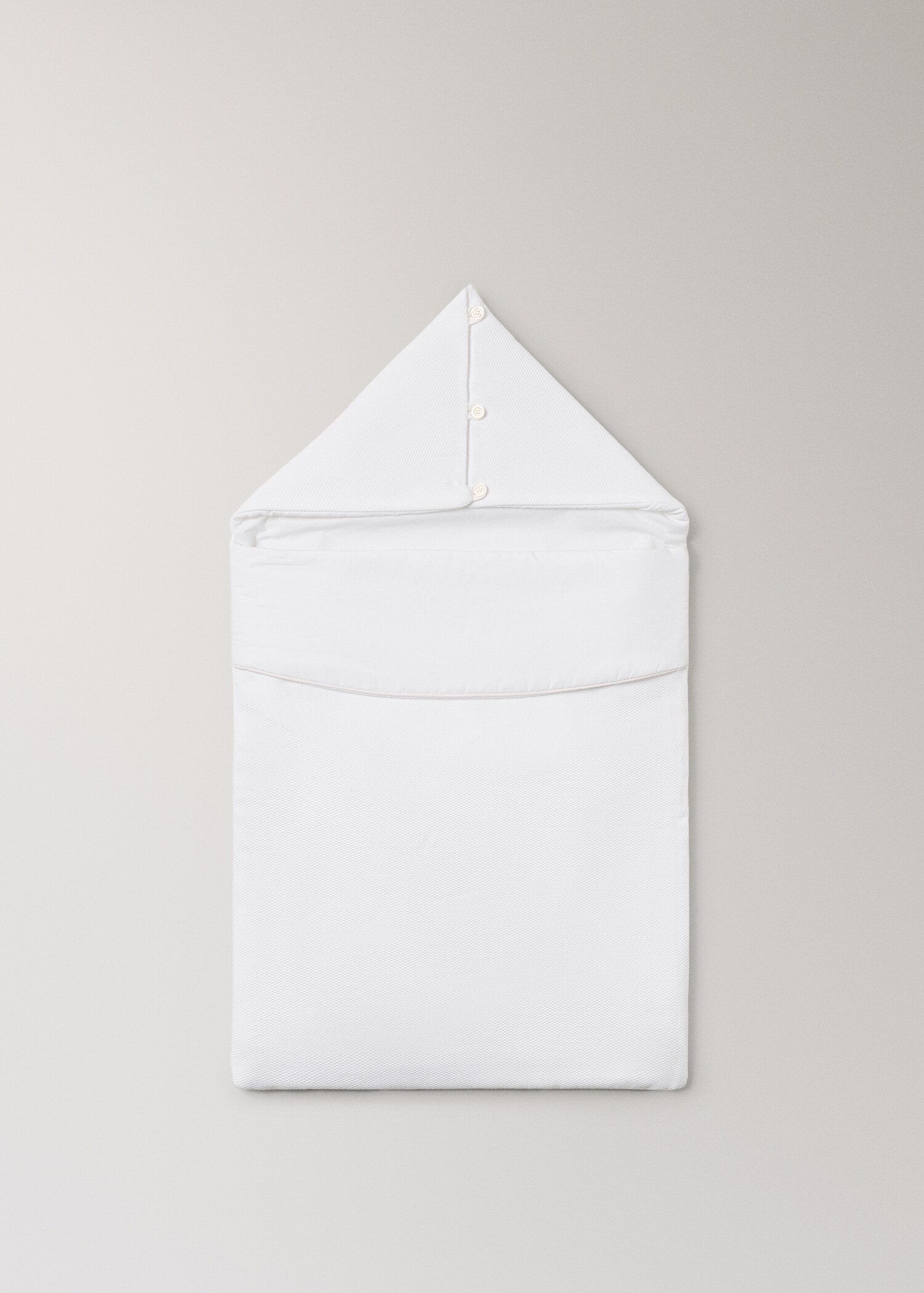 Saco paseo algodón cierre detalle - Artículo sin modelo