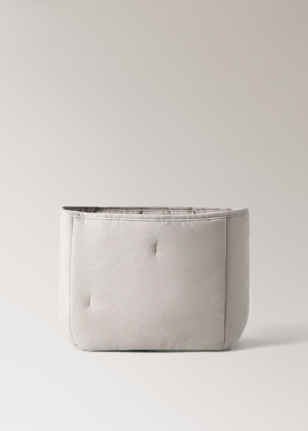 quilted cotton basket