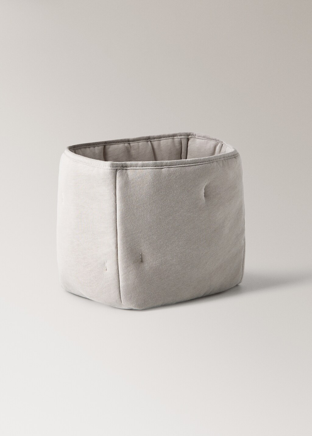 quilted cotton basket