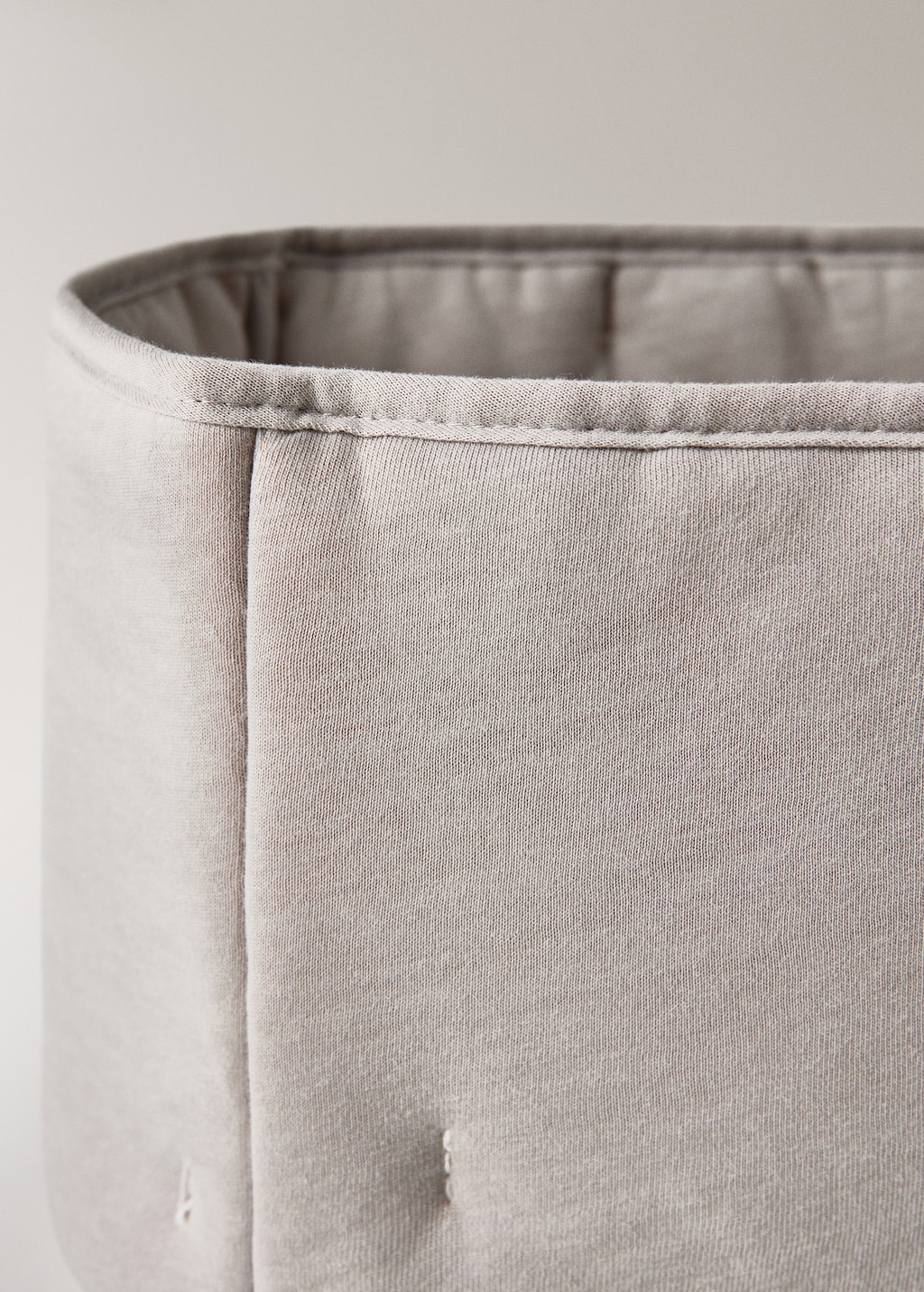 quilted cotton basket