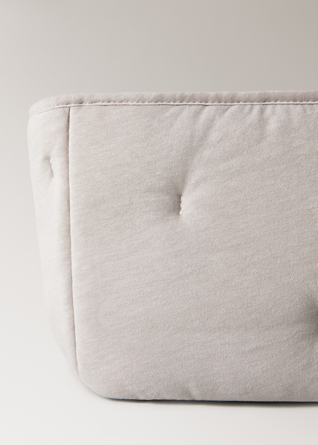 Medium quilted cotton basket