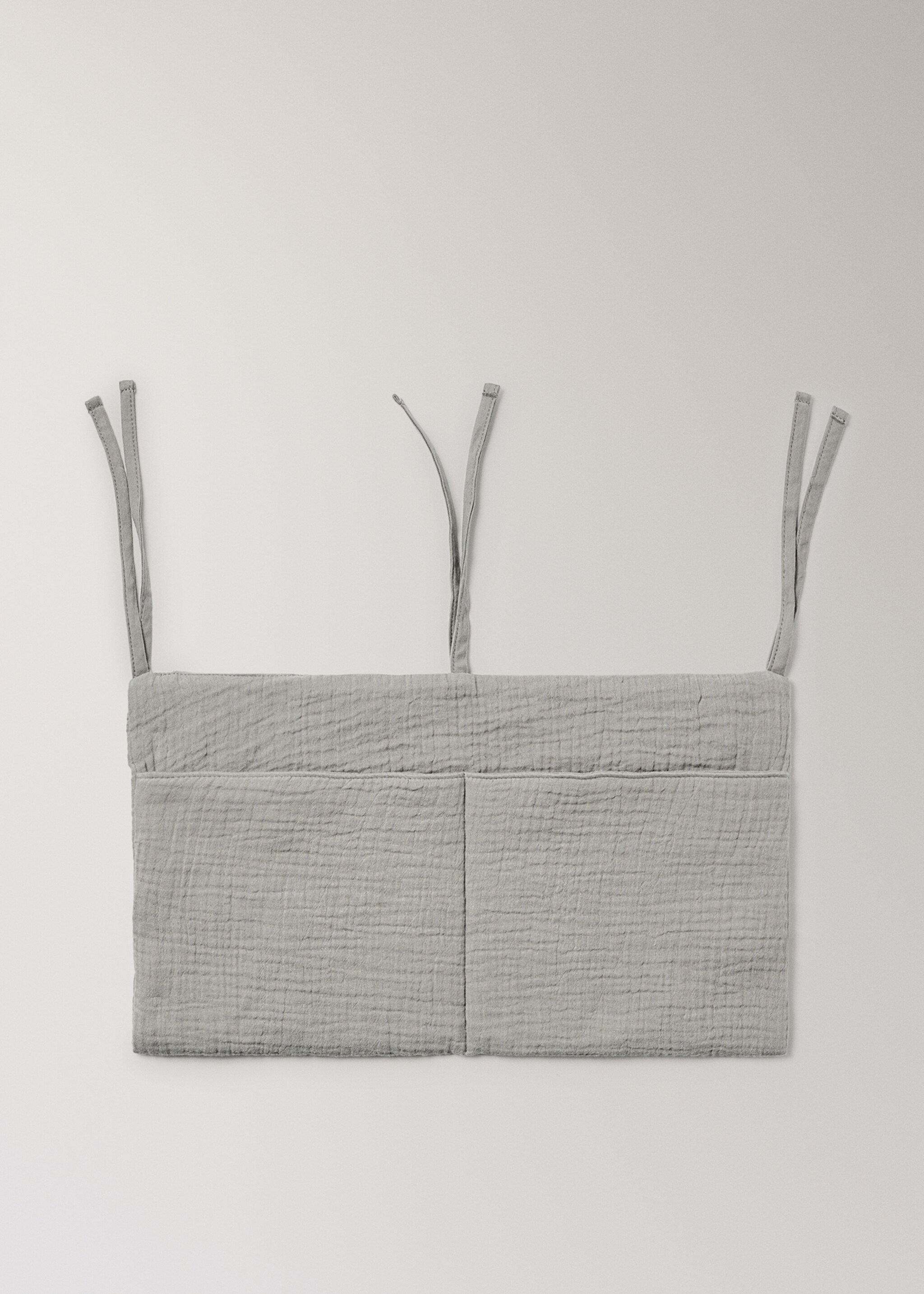 Kinderorganizer aus Baumwoll-Gaze - Artikel ohne Model, Mittelbraun. Ref: 17081571-00.