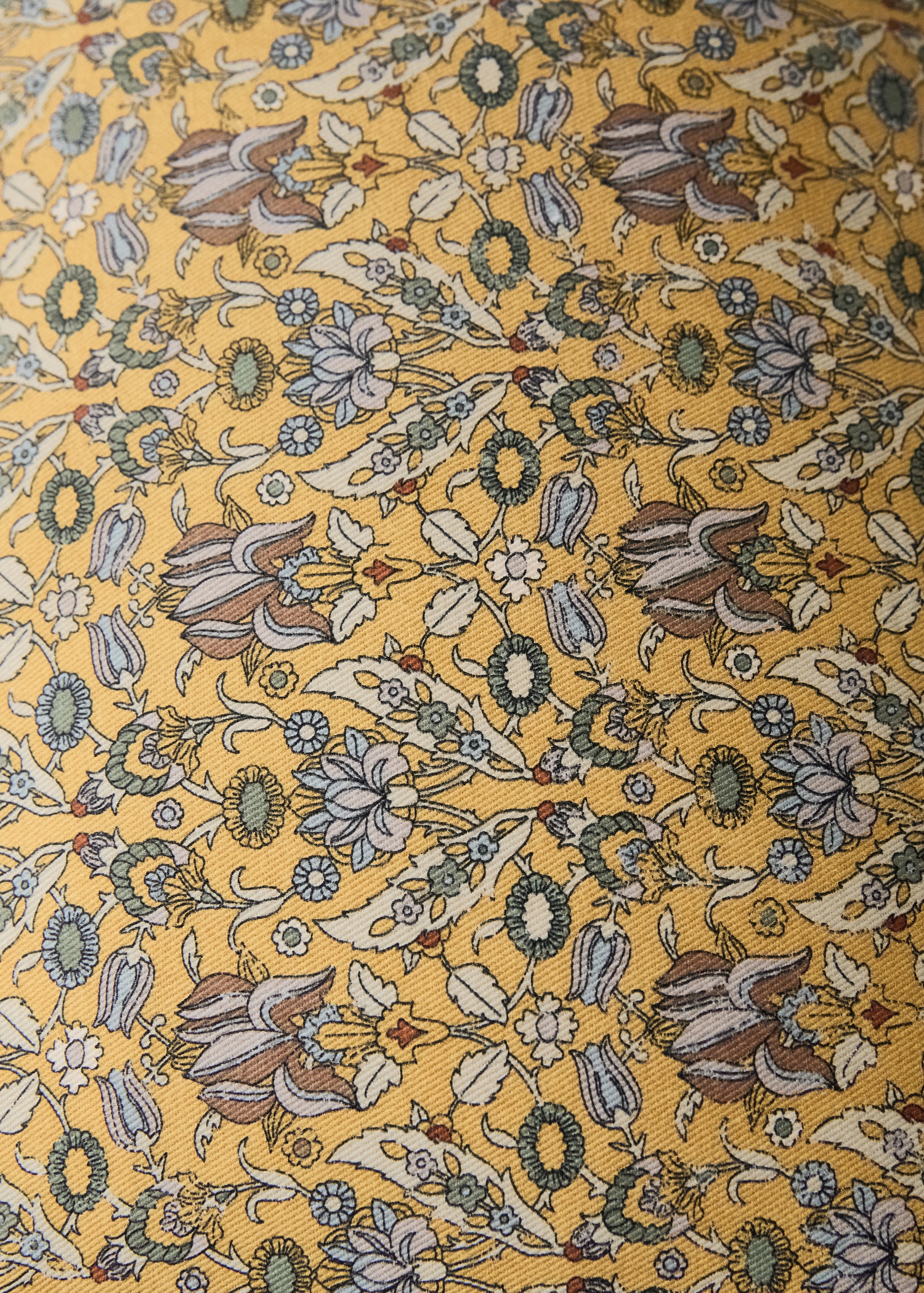 Children's cotton floral-print cushion cover 30x40 cm - Details of the article 3