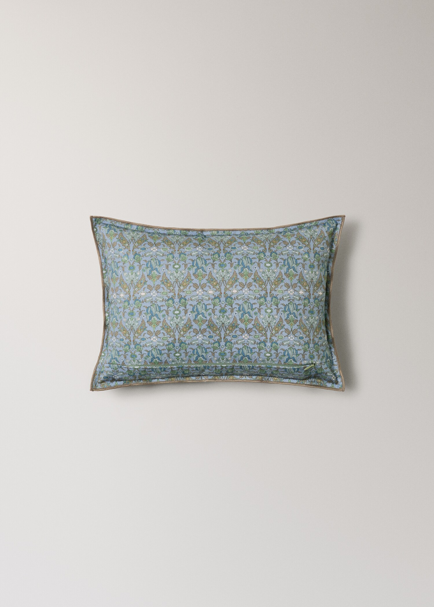 Children's cotton floral-print cushion cover 30x40 cm - Details of the article 4