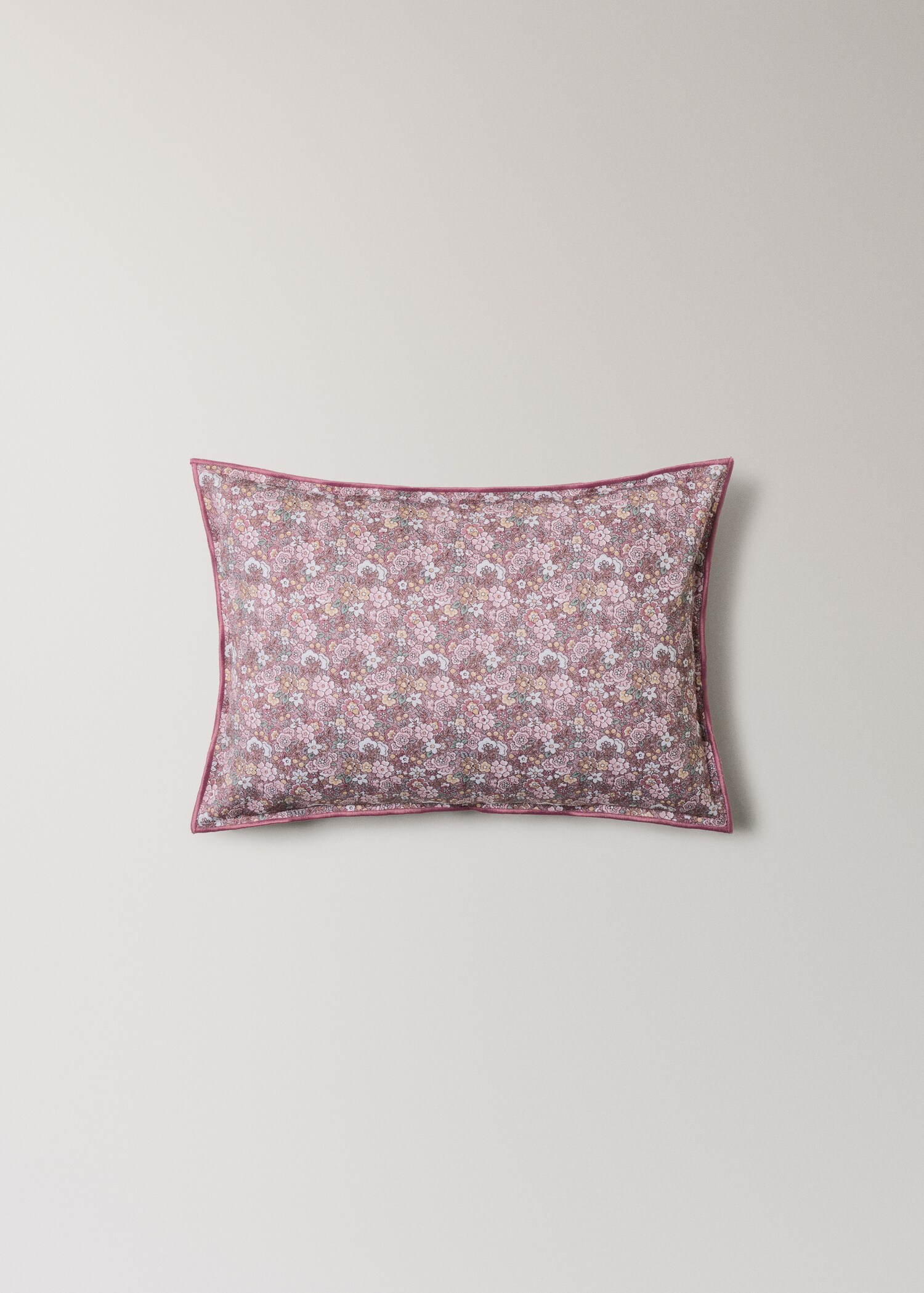 Children's cotton floral-print cushion cover 30x40 cm - Article without model