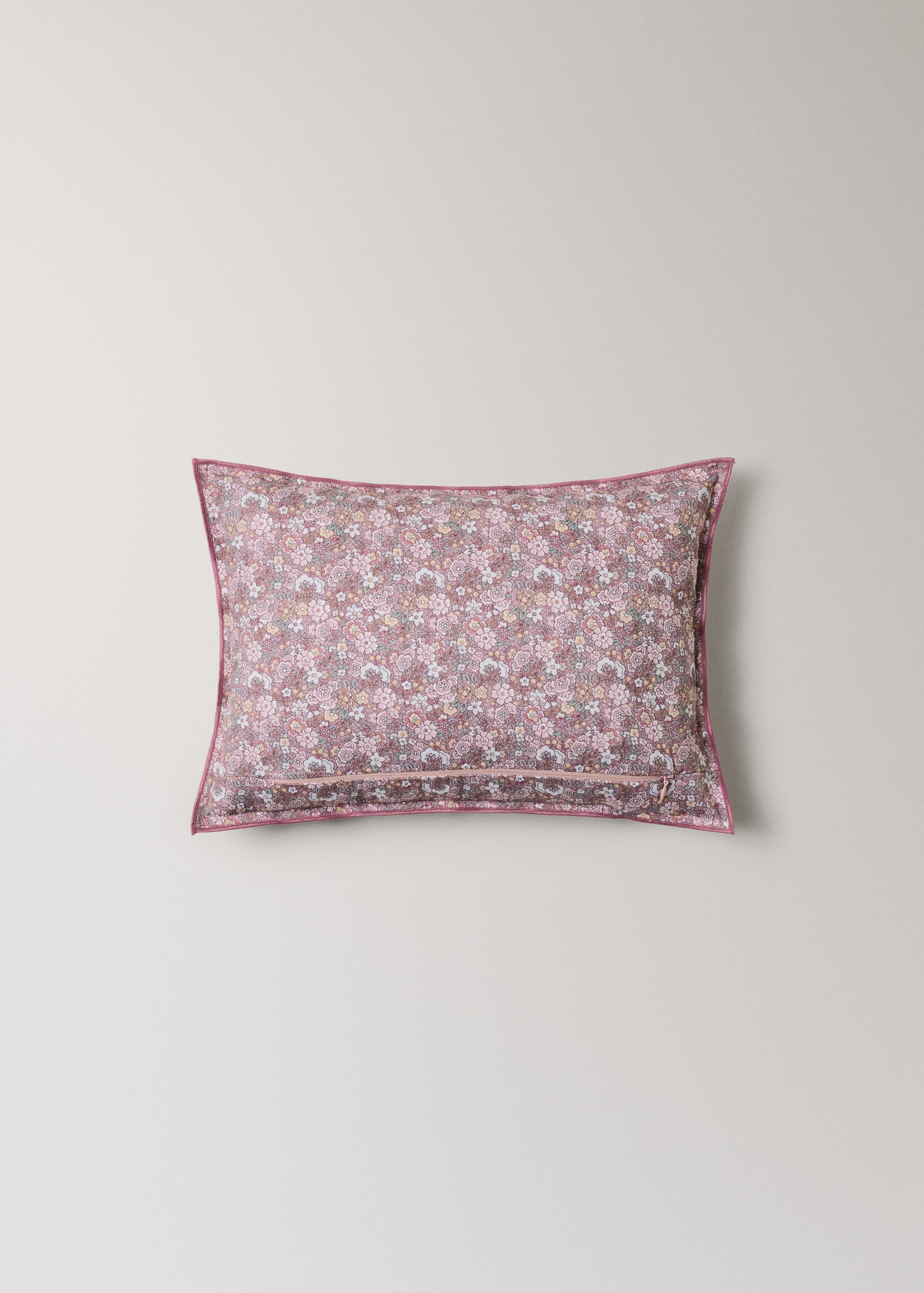 Children's cotton floral-print cushion cover 30x40 cm - Details of the article 4