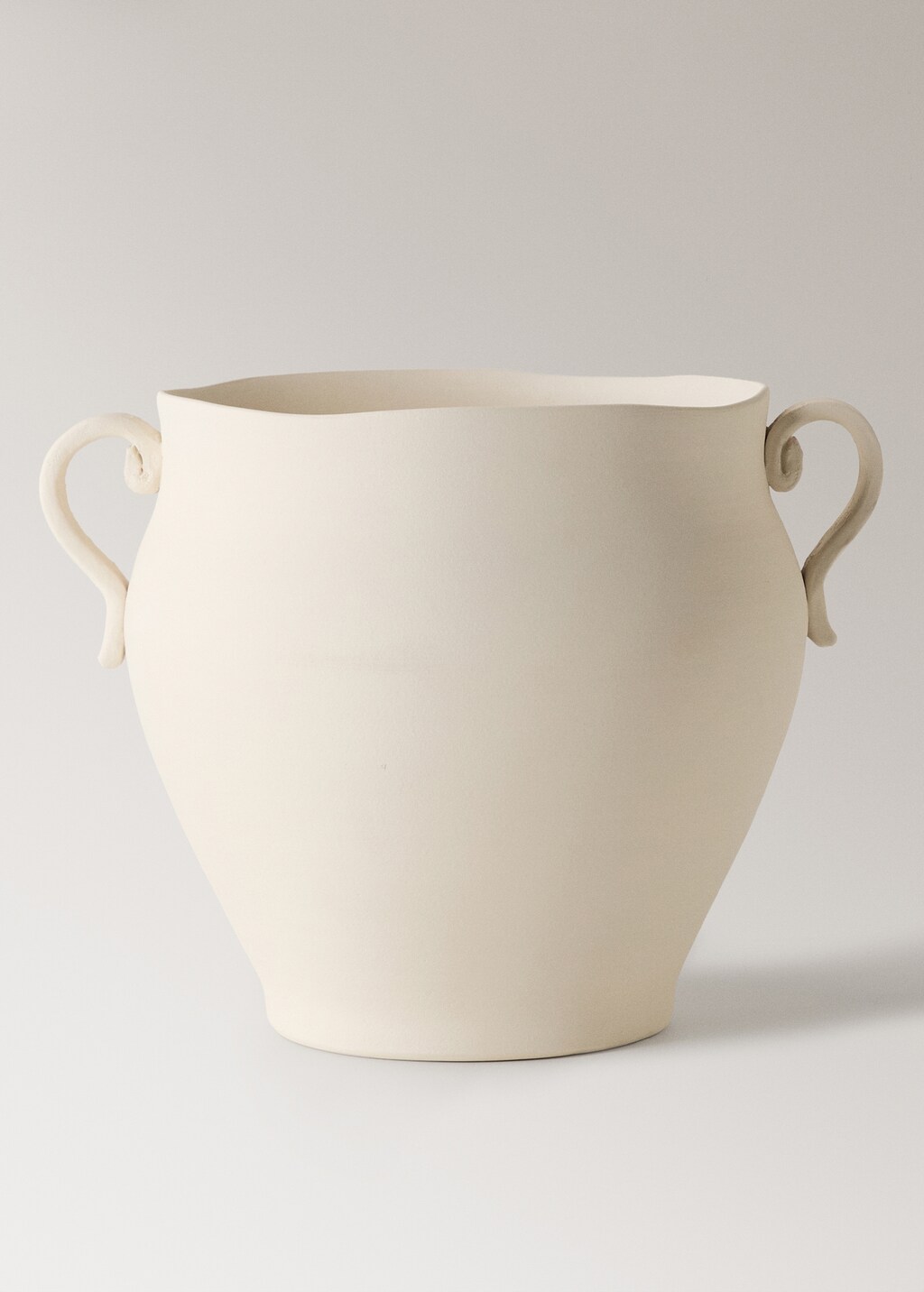 terracotta vase with handles