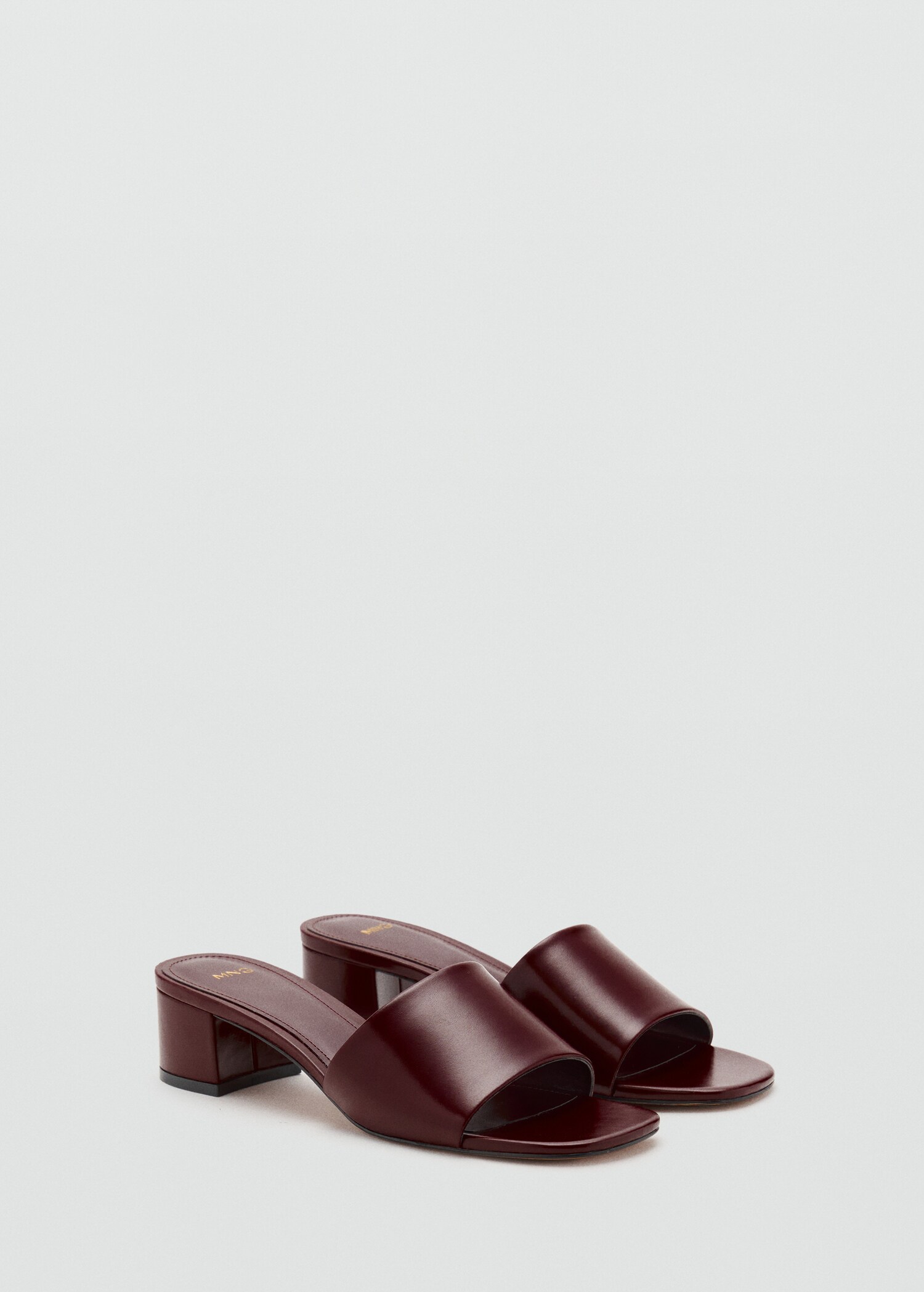 Block-heel sandals with strap - Women | MANGO USA