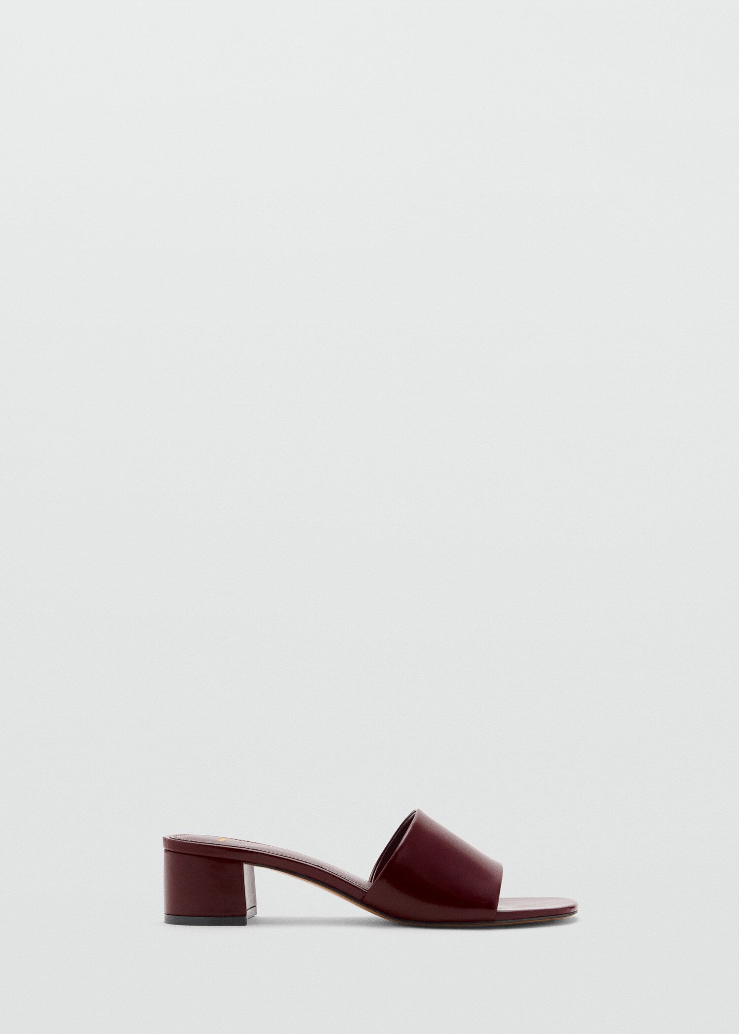 Block-heel sandals with strap - Women | MANGO USA