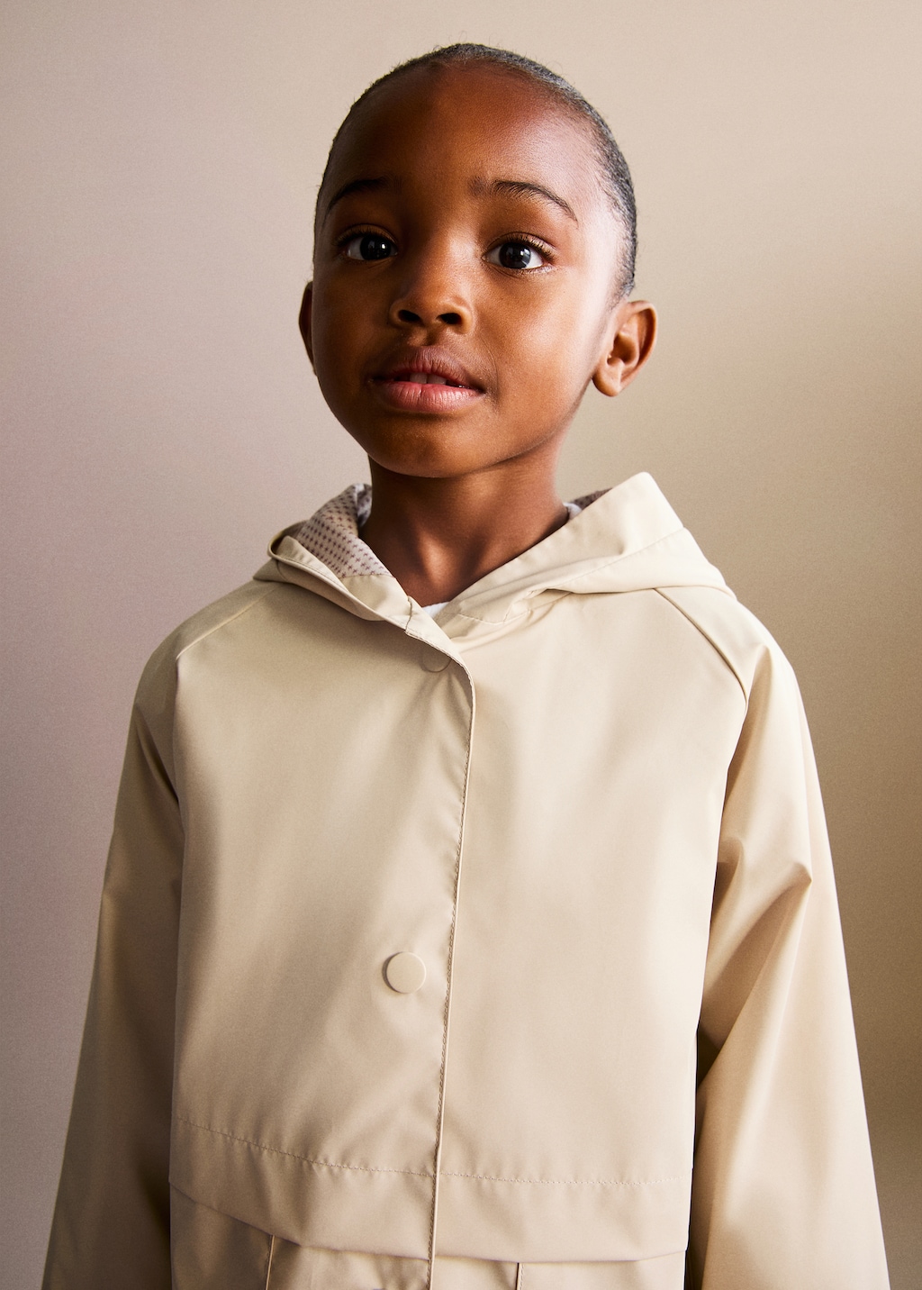 Rubberized barn jacket with hood