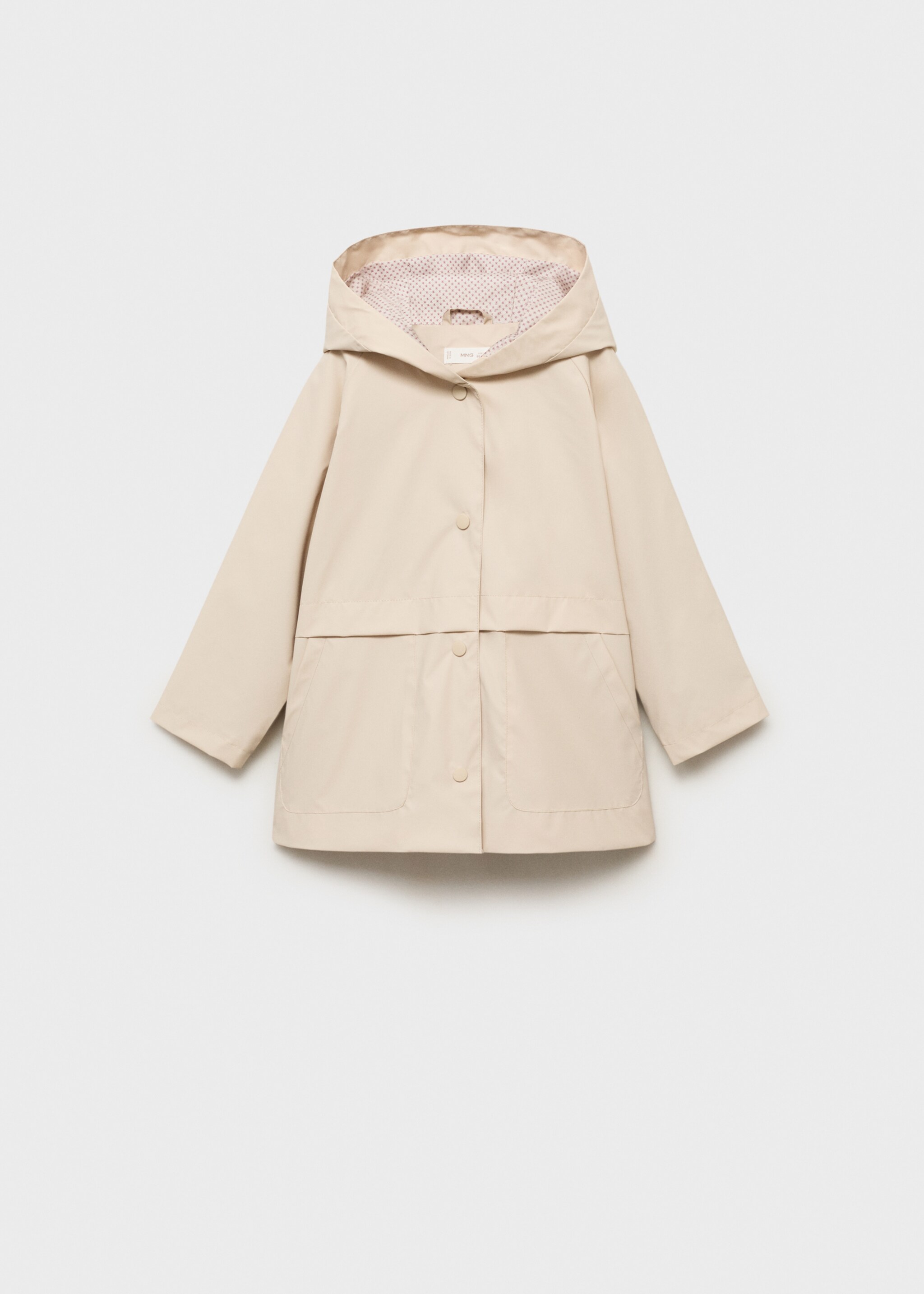 Quilted hooded parka - Article without model
